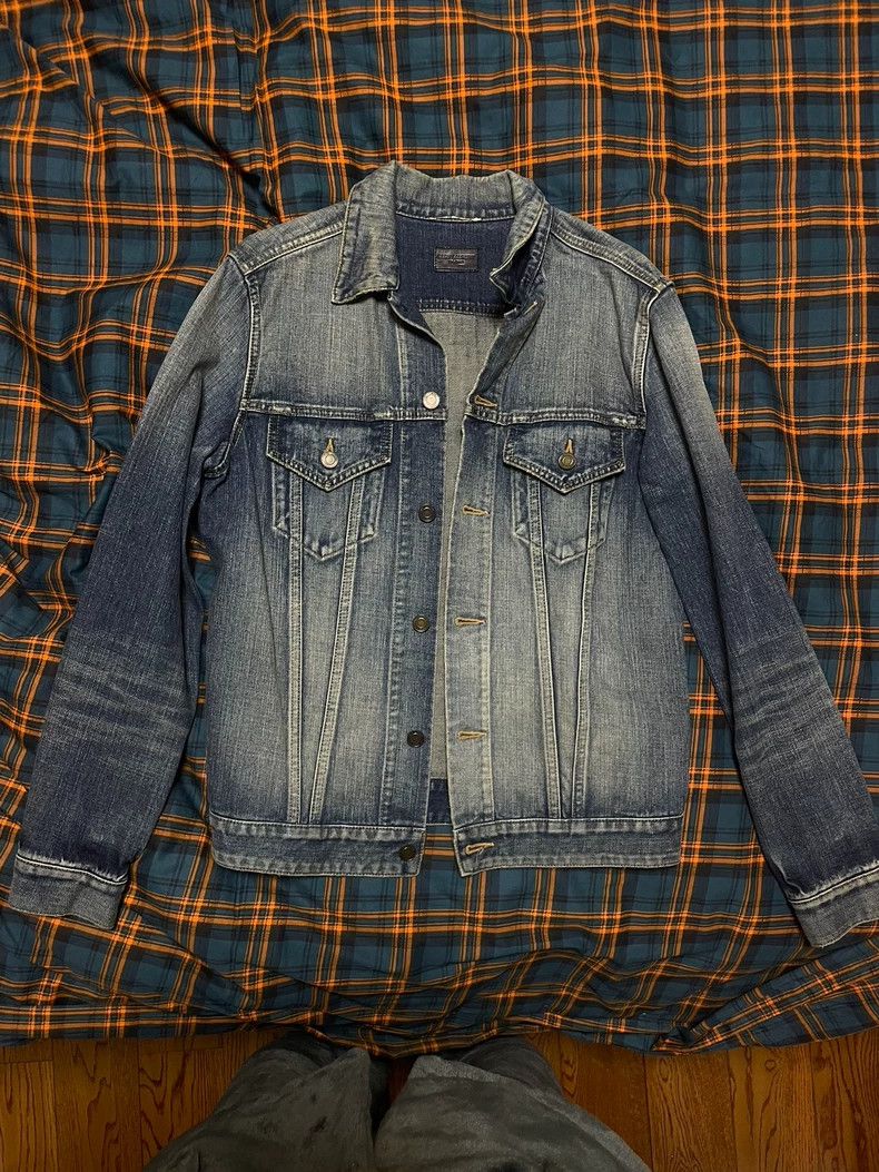 Saint Laurent Paris Saint Laurent Denim Jacket in Shark Blue Size US M / EU 48-50 / 2 - 1 Thumbnail