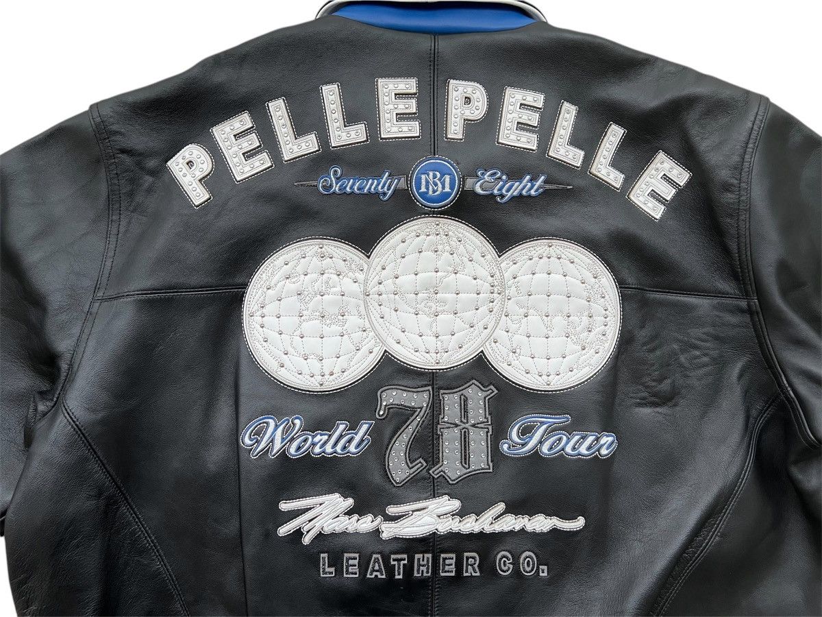 Pelle Pelle × Vintage Pelle Pelle World Tour Marc Buchanan Leather Jacket New Size US XXL / EU 58 / 5 - 7 Thumbnail