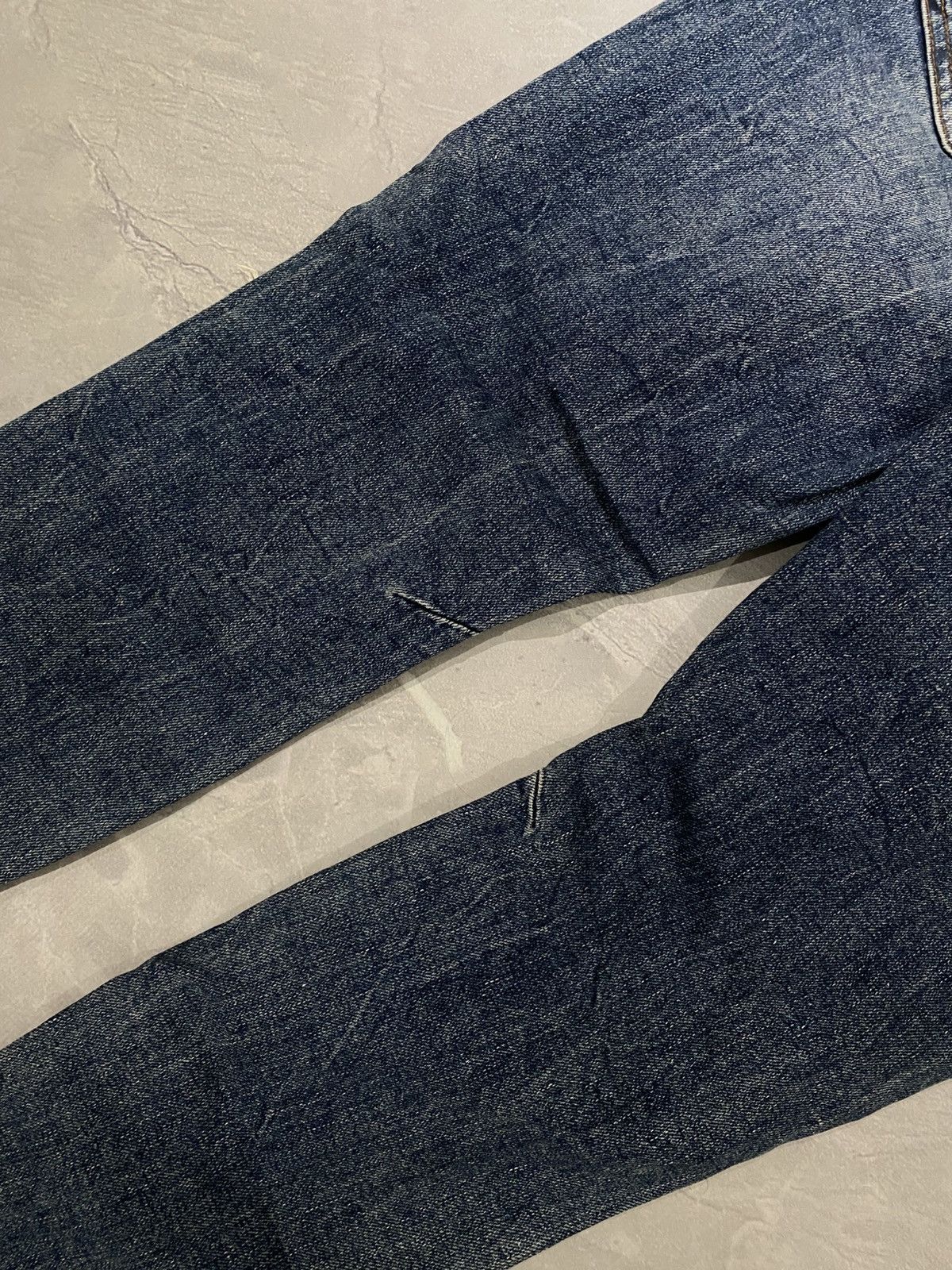 Japanese Brand RARE Archive Slim Fit Distressed Jeans with Zippers Size US 31 - 7 Thumbnail
