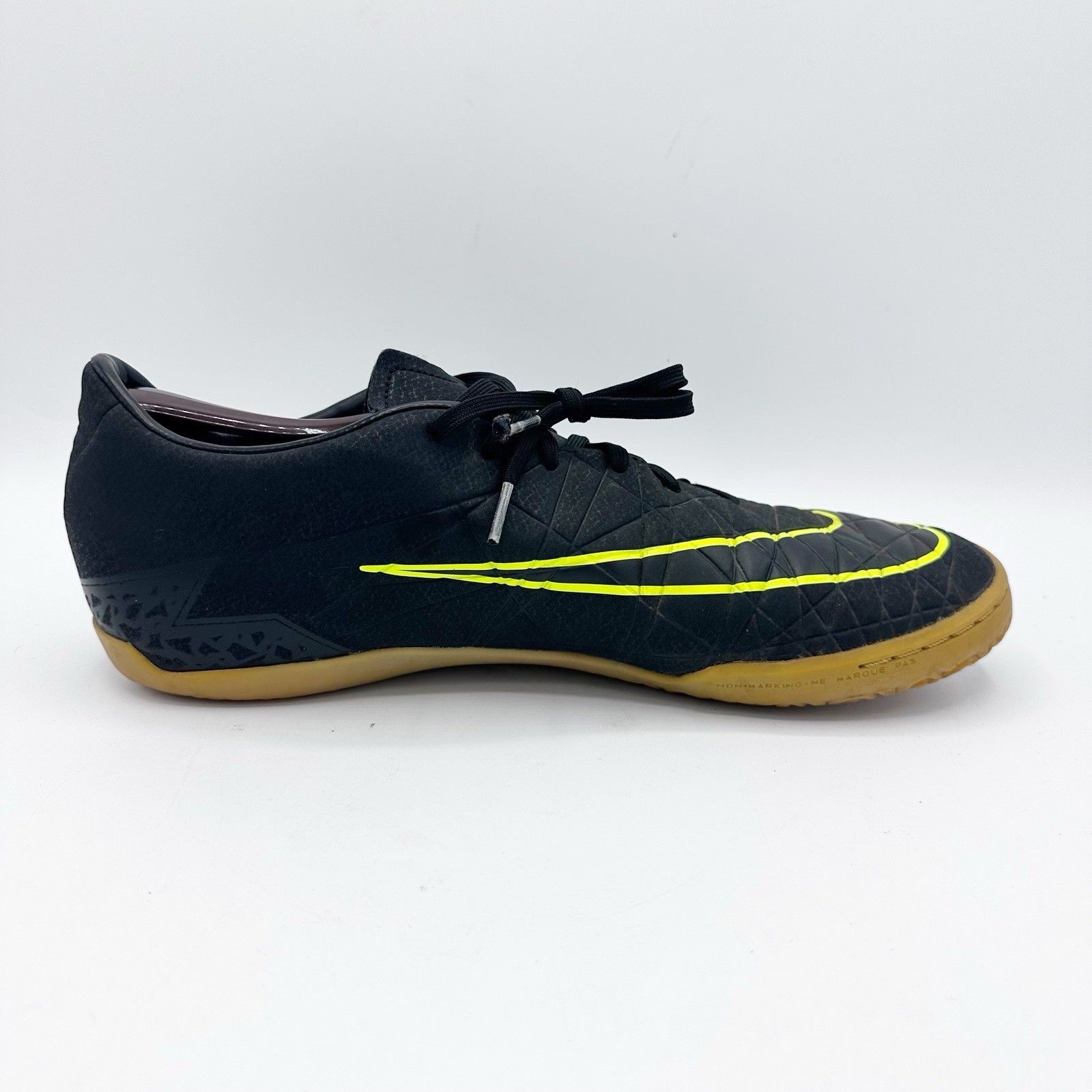 Nike Nike Hypervenom Phelon II IC Mens's Black Volt Soccer Shoes Size US 11.5 / EU 44-45 - 2 Thumbnail