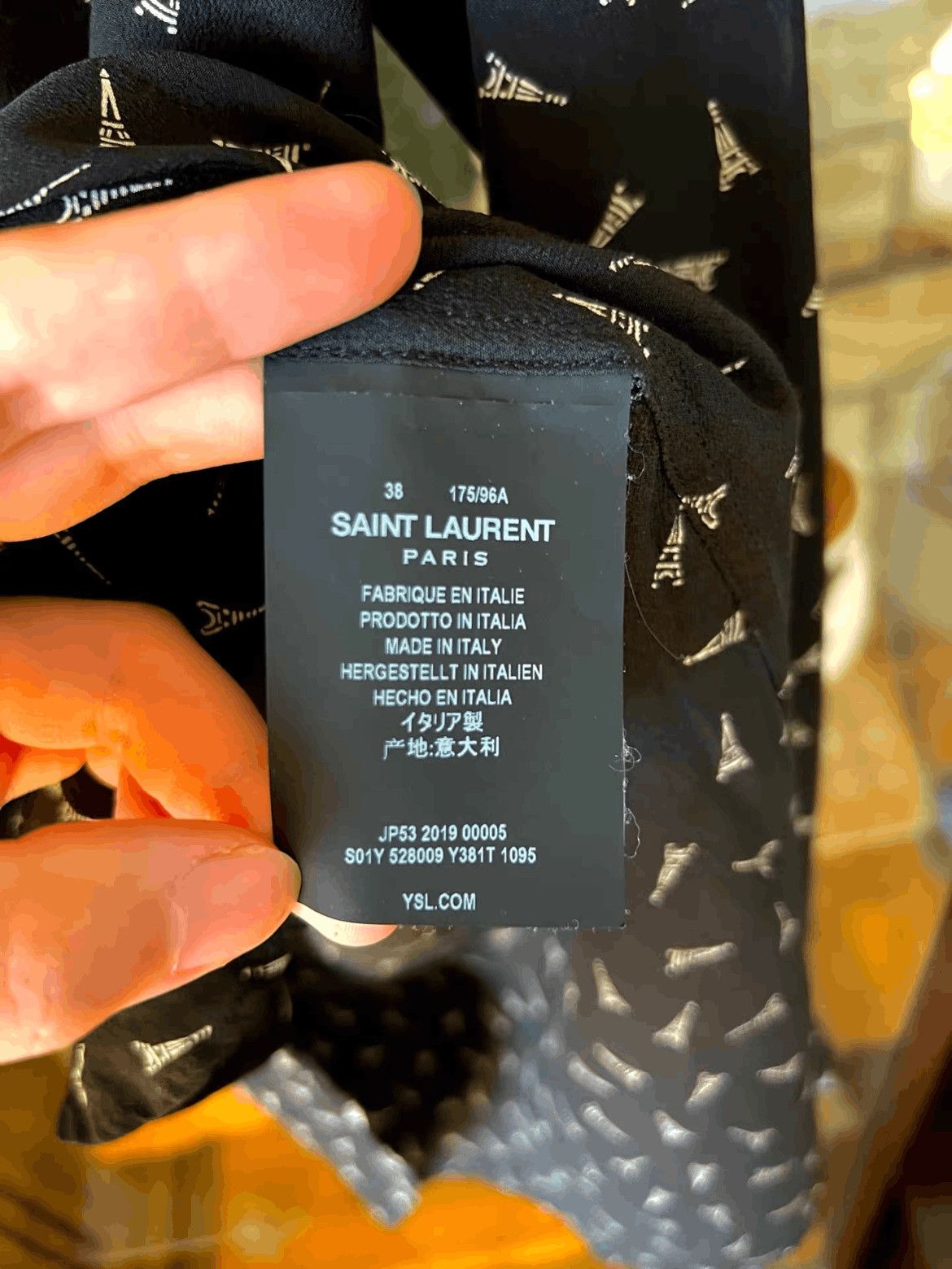 Saint Laurent Paris Sz 38 Saint Laurent Paris 19SS Tower P