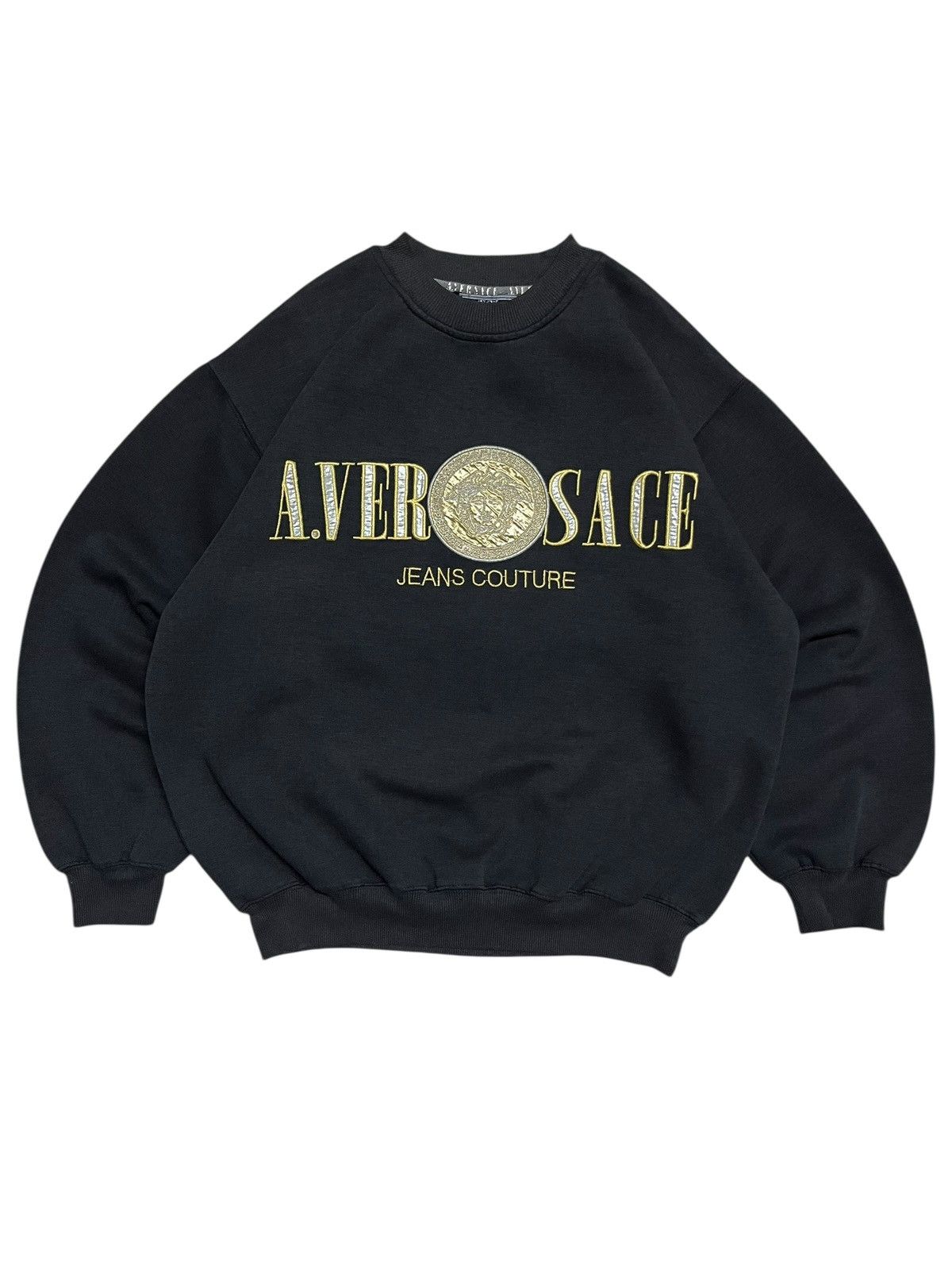 Versace Vintage Versace A Versace Medusa Embroidery Sweatshirt Size US M / EU 48-50 / 2 - 1 Thumbnail