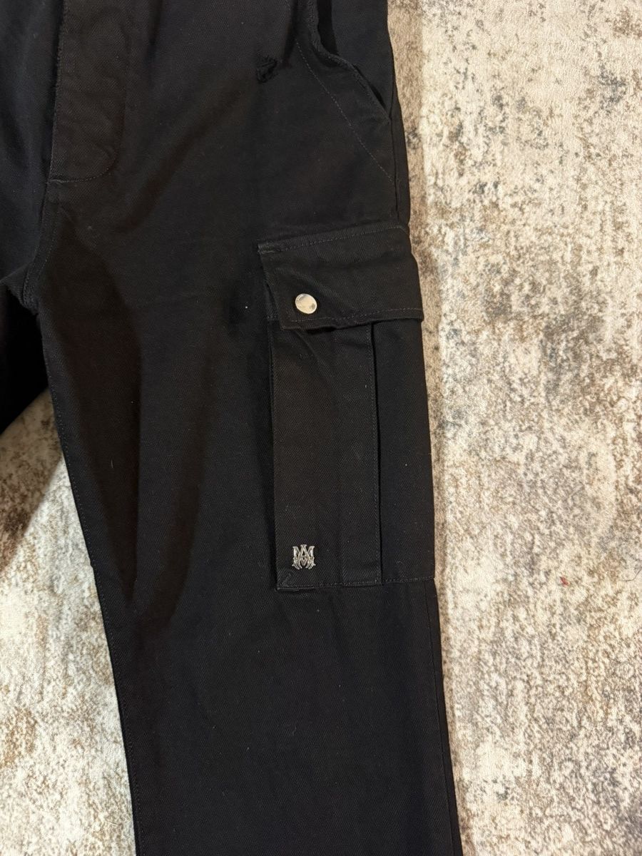 Amiri Amiri Black Denim Cargos Size US 30 / EU 46 - 3 Thumbnail