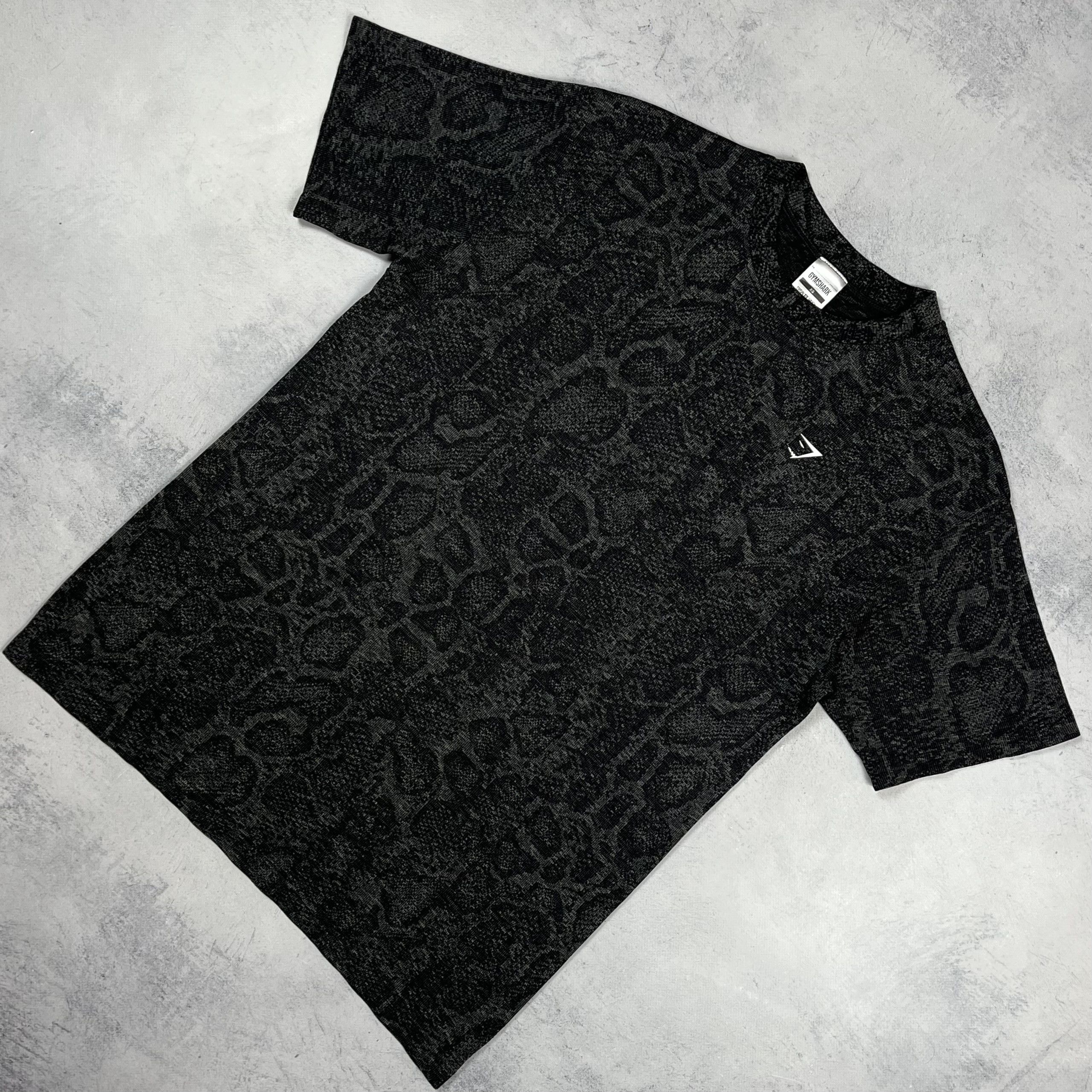 Gymshark Gymshark Textured Snakeskin Pettern T Shirt Size US XS / EU 42 / 0 - 1 Thumbnail