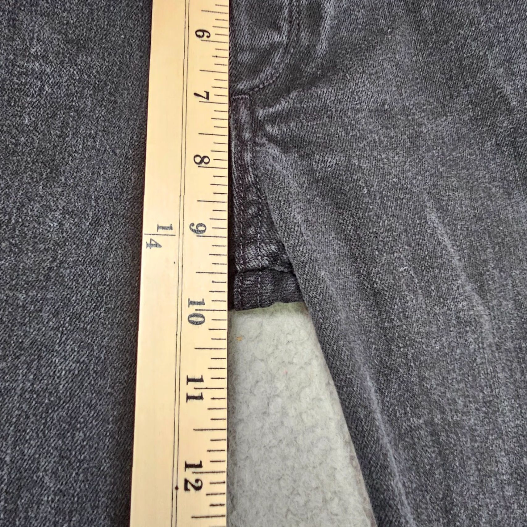 Rag & Bone Rag & Bone Jeans Mens 31x29 Black Skinny Leg Button Fly Stretch Denim Leather Logo 5-Pocket Mens Jeans Black Size US 31 - 4 Thumbnail