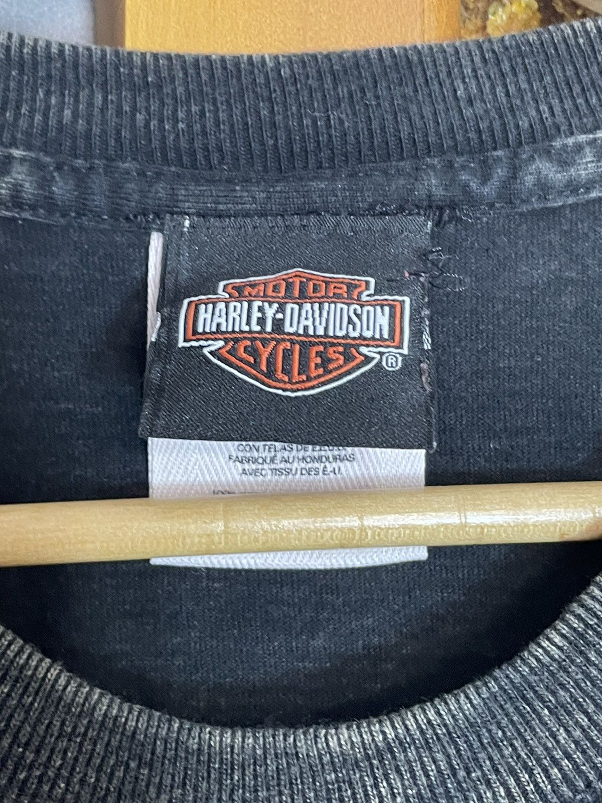 Harley Davidson × Vintage Vintage 2001 Harley Davidson New York City Washed T-shirt Size US M / EU 48-50 / 2 - 11 Thumbnail