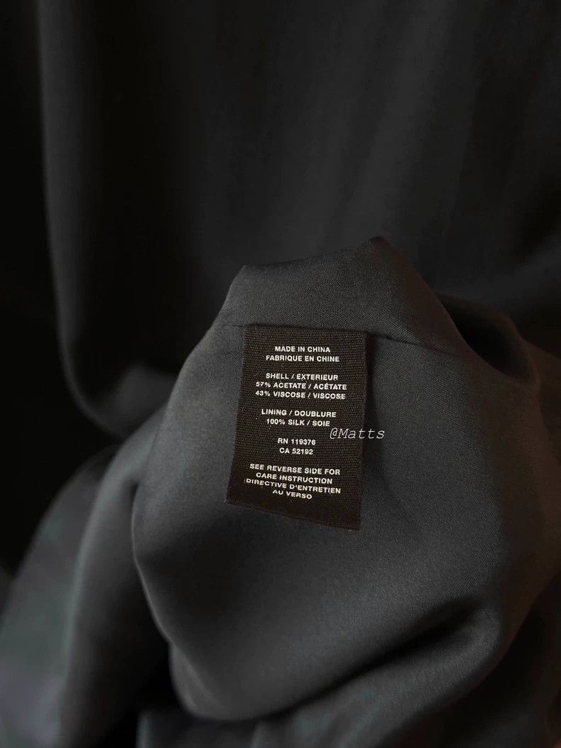Helmut Lang HELMUT LANG Black V-neck dress with long sleeves Size S / US 4 / IT 40 - 4 Thumbnail
