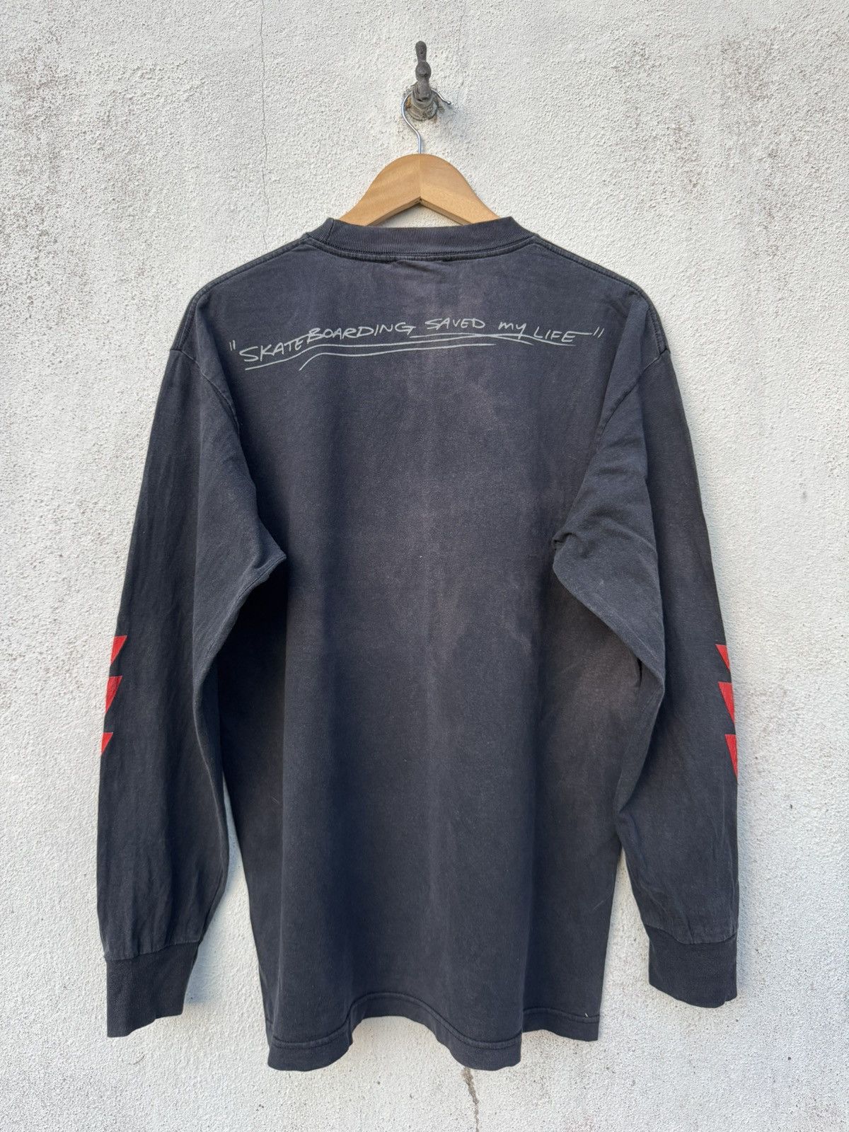Black Label Vintage Sun Faded Black Label Mike Vallely 3:16 Skate Tees Size US L / EU 52-54 / 3 - 4 Thumbnail