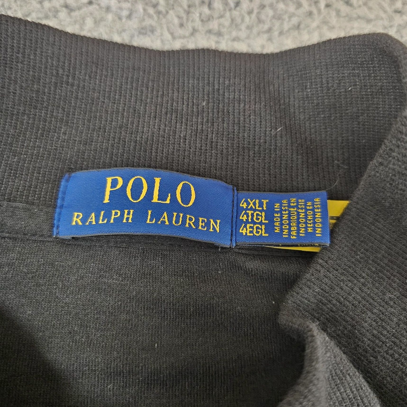 Polo Ralph Lauren Polo Ralph Lauren Sweatshirt Mens 4XLT Black Mock Neck Lightweight Knit Pullover Size US XXL / EU 58 / 5 - 3 Thumbnail