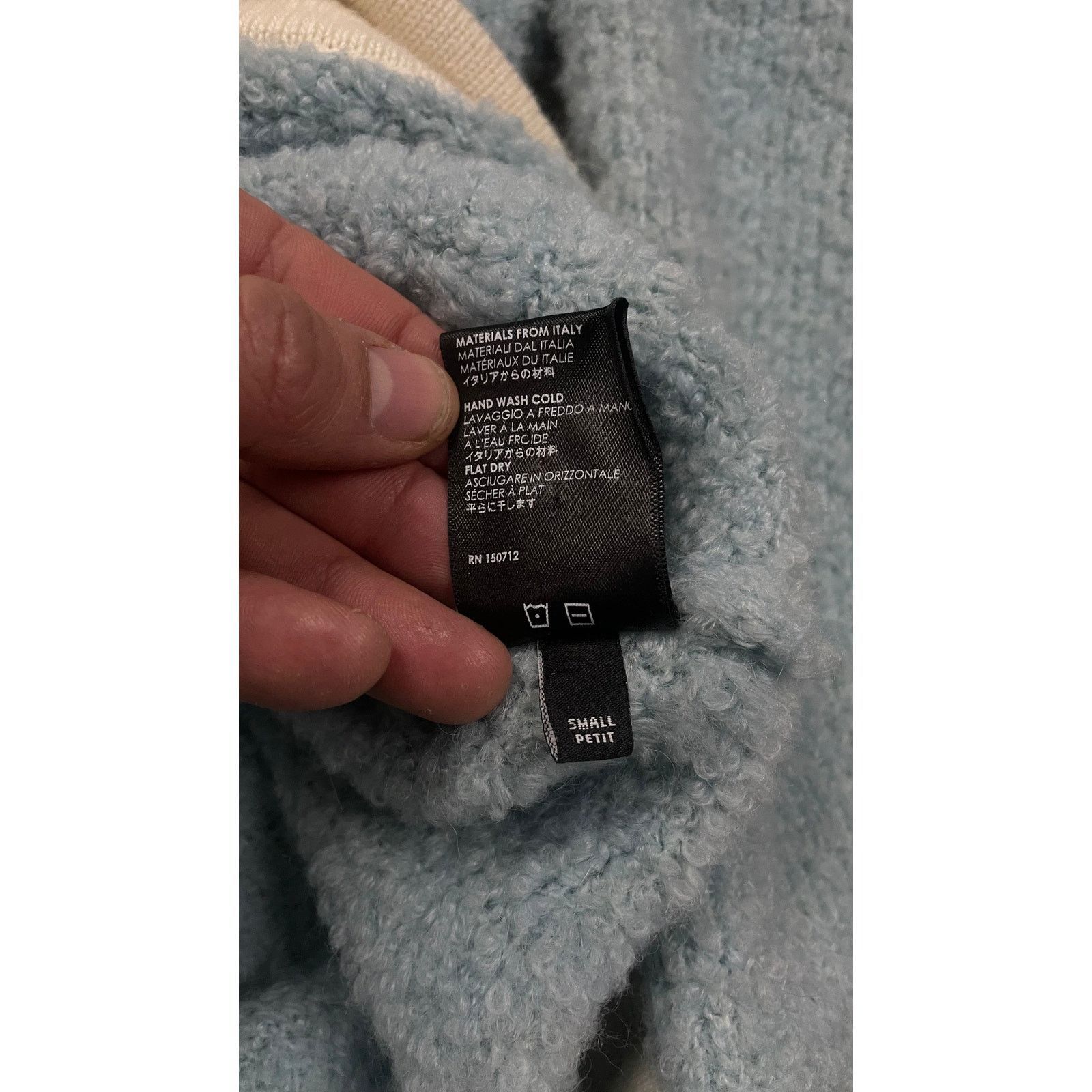 Amiri Amiri Light Blue Cardigan Used Small Size US S / EU 44-46 / 1 - 4 Thumbnail