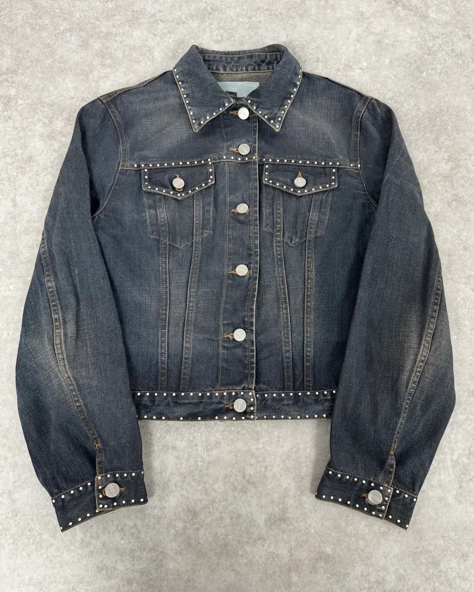 Iceberg 2000s Iceberg Studded Blue Denim Jacket Size S / US 4 / IT 40 - 1 Thumbnail