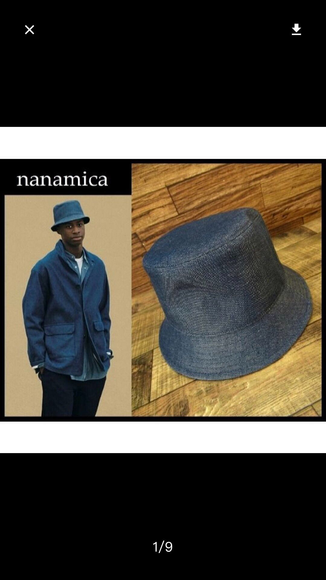 Nanamica New Nanamica Denim Hat with Tags Size ONE SIZE - 1 Thumbnail