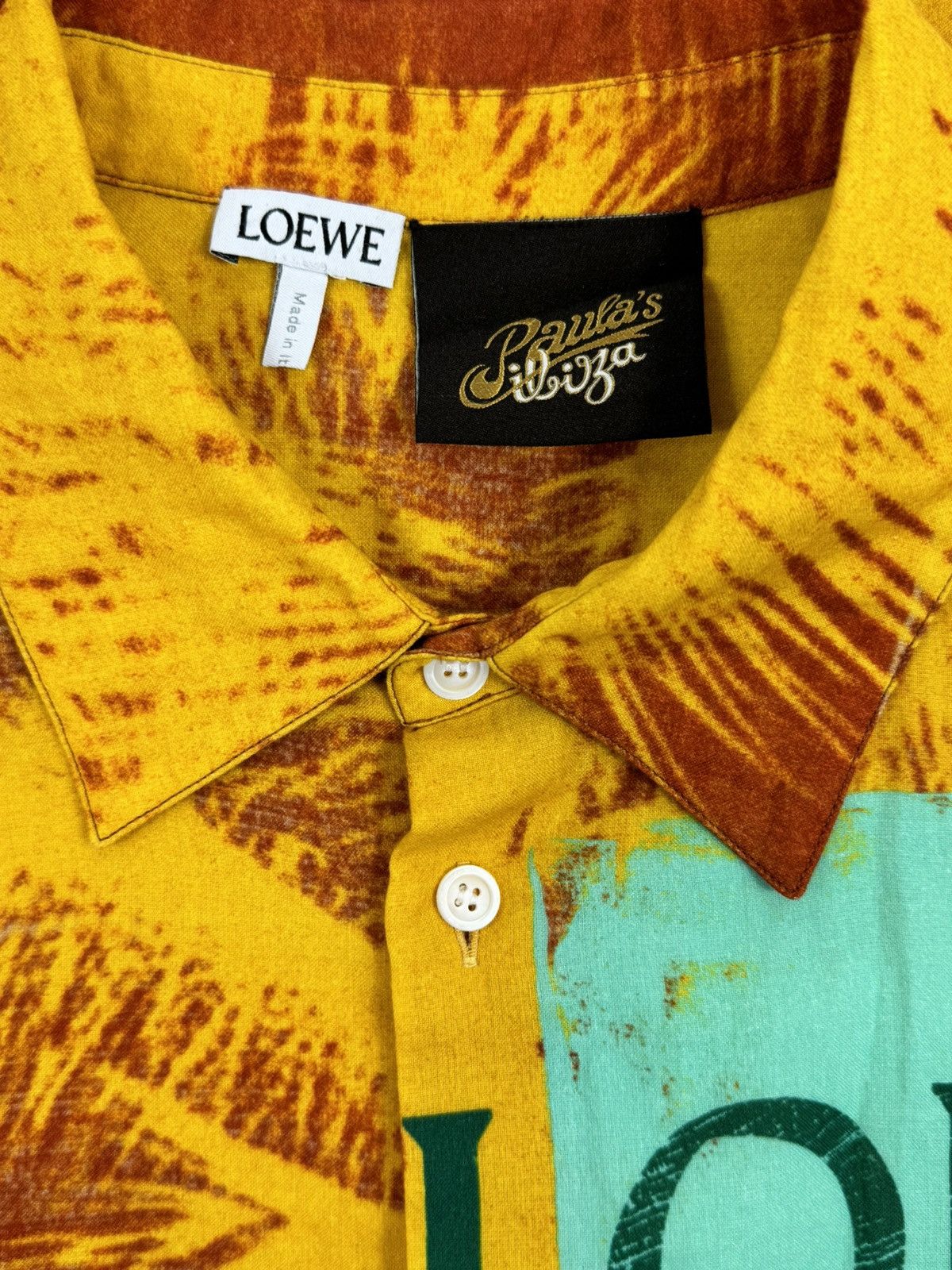 Loewe LOEWE PAULA’S IBIZA OVERSIZED PALM PRINT SHIRT Size US L / EU 52-54 / 3 - 3 Thumbnail