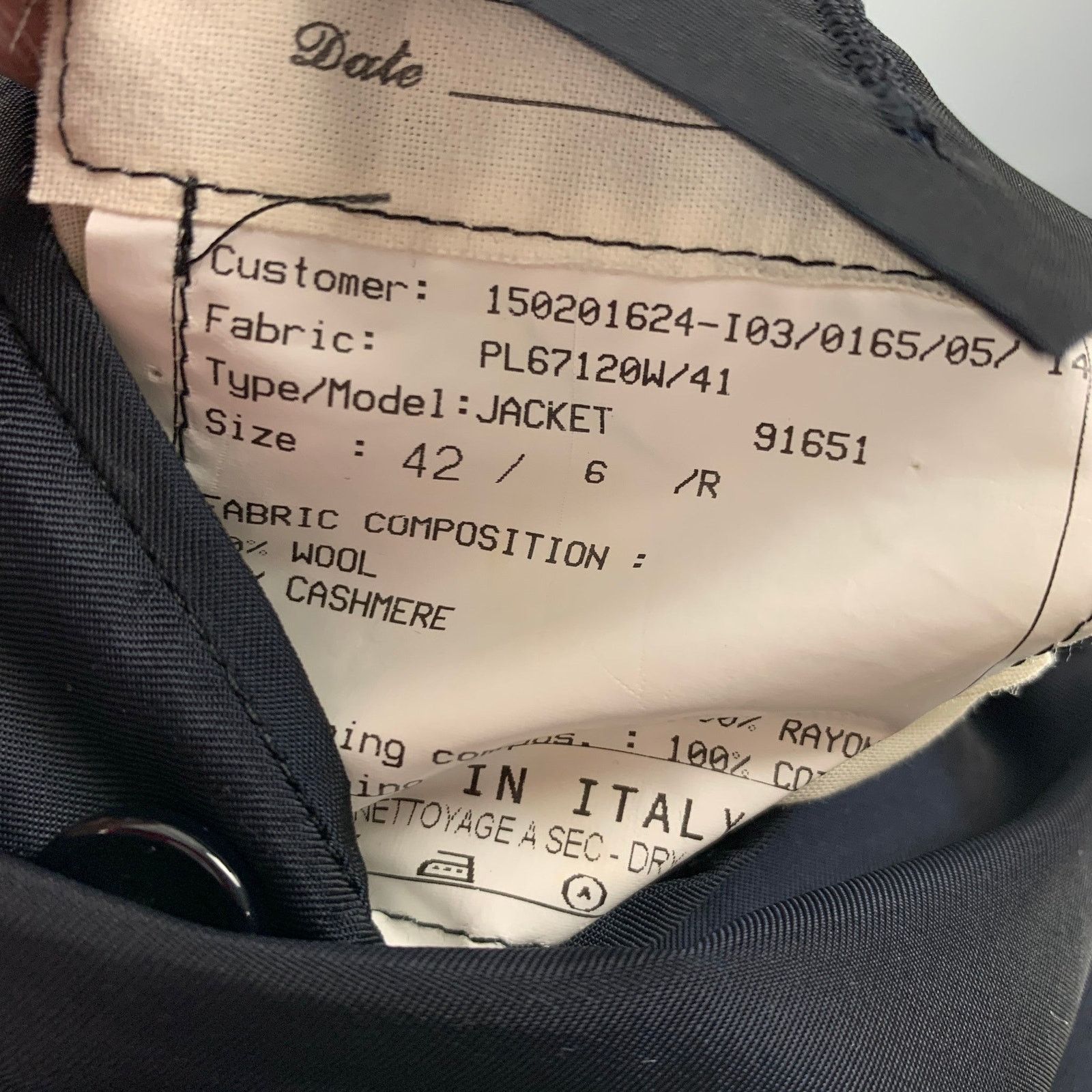 Ralph Lauren Size 42 Black Gold Wool Cashmere Double Breasted Coat Size US L / EU 52-54 / 3 - 7 Thumbnail