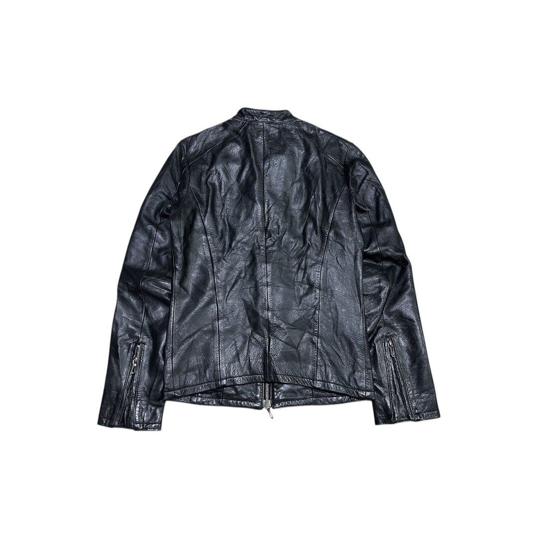 Japanese Brand 🔥Y2K Archived Gostar De Fuga Leather Biker Jacket Goth Size US S / EU 44-46 / 1 - 14 Thumbnail
