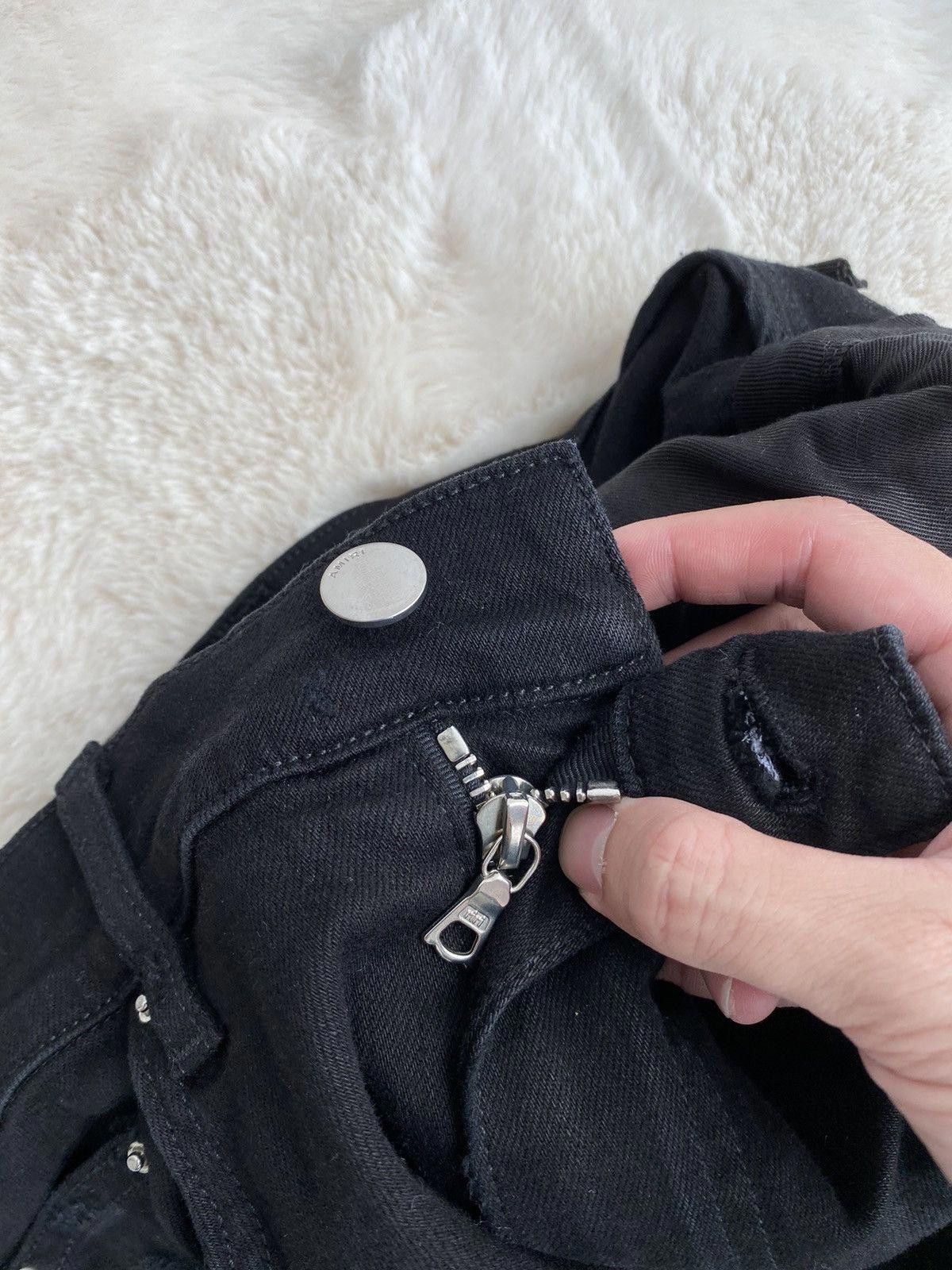 Amiri Amiri Black Track Denim Jeans Size US 30 / EU 46 - 6 Thumbnail