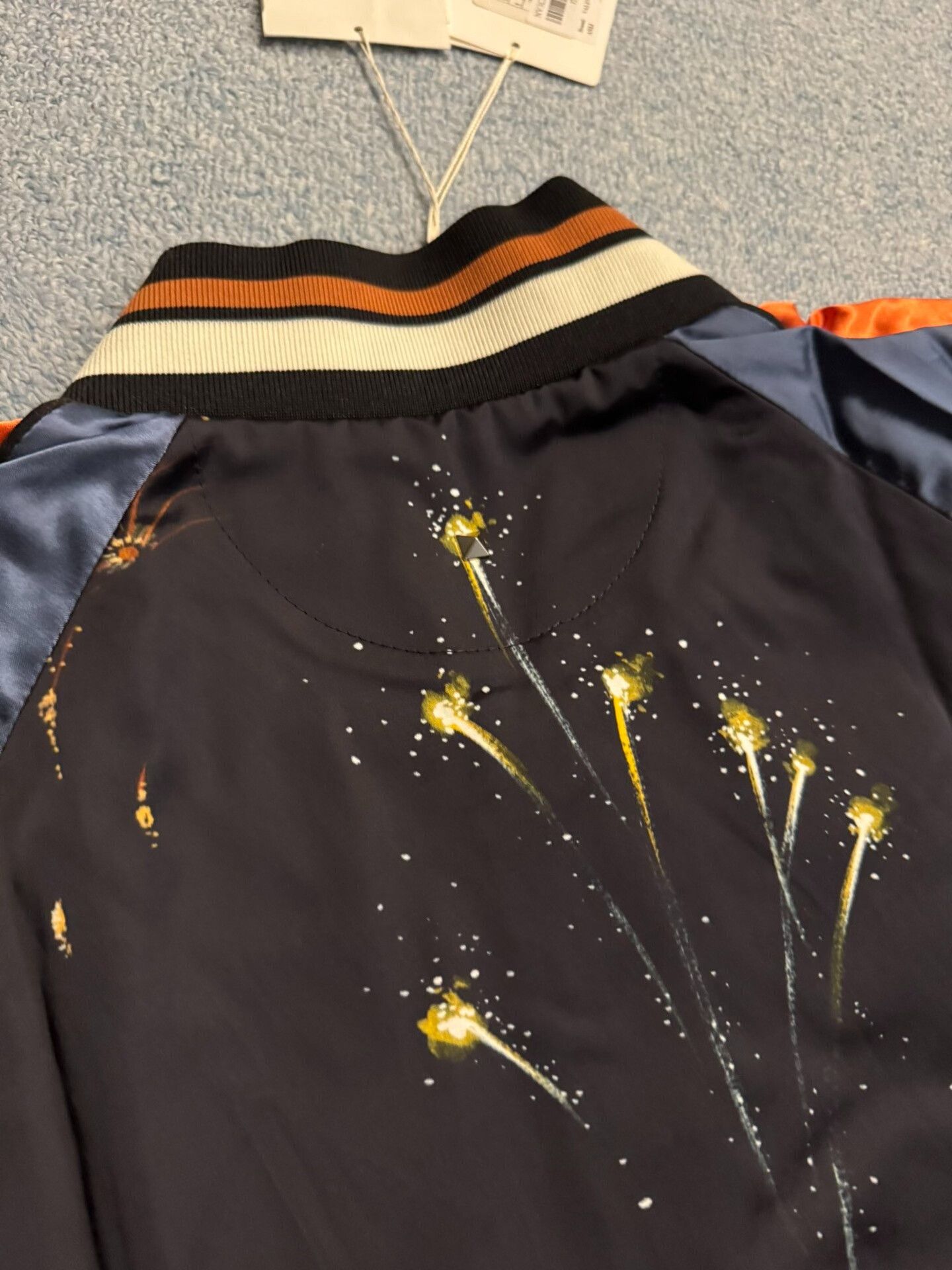 Valentino valentino fireworks silk er jacket Size US L / EU 52-54 / 3 - 4 Thumbnail