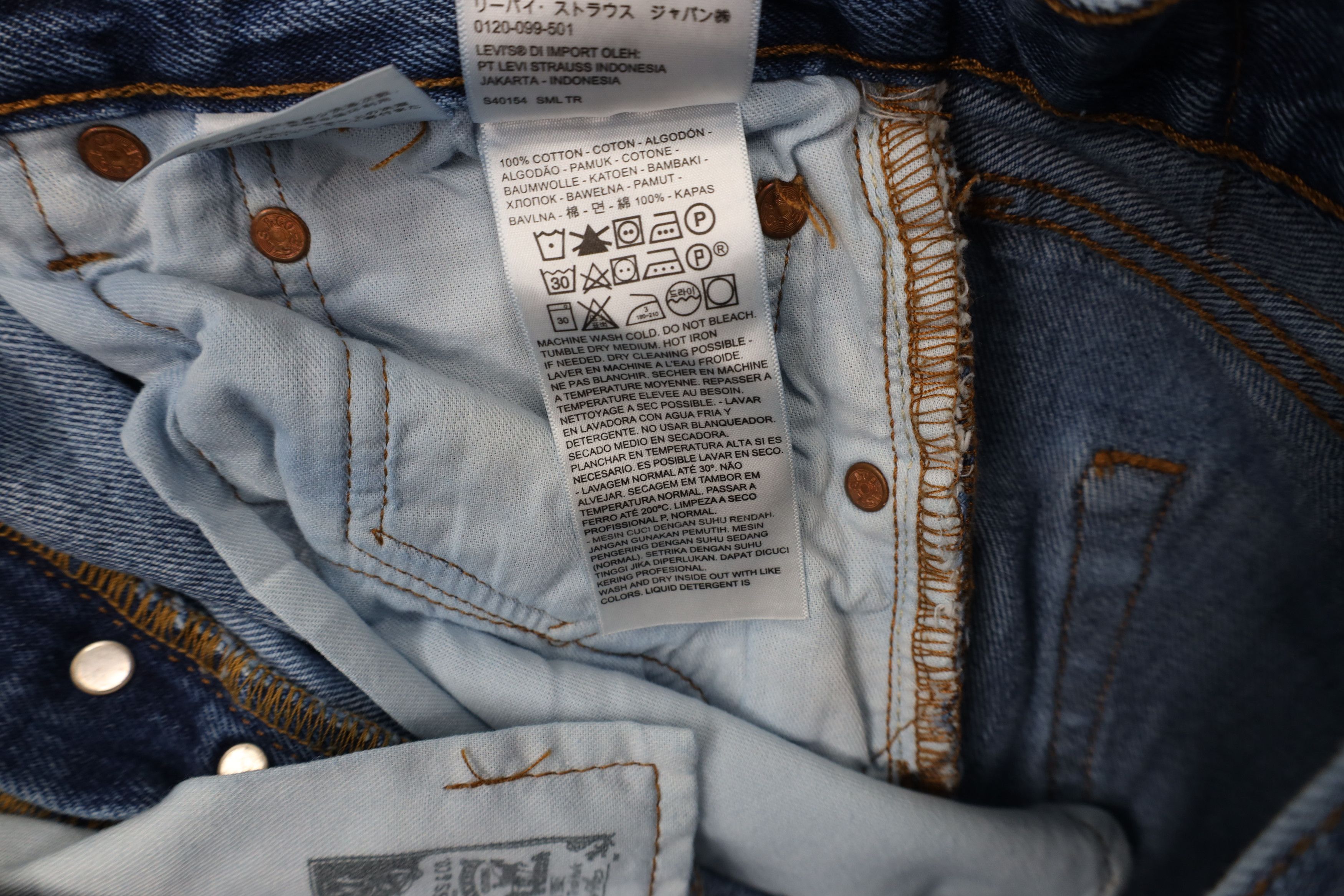 Levi's Vintage Y2K Levis 501xx Button Fly Original Fit Denim Jeans Size US 34 / EU 50 - 8 Thumbnail