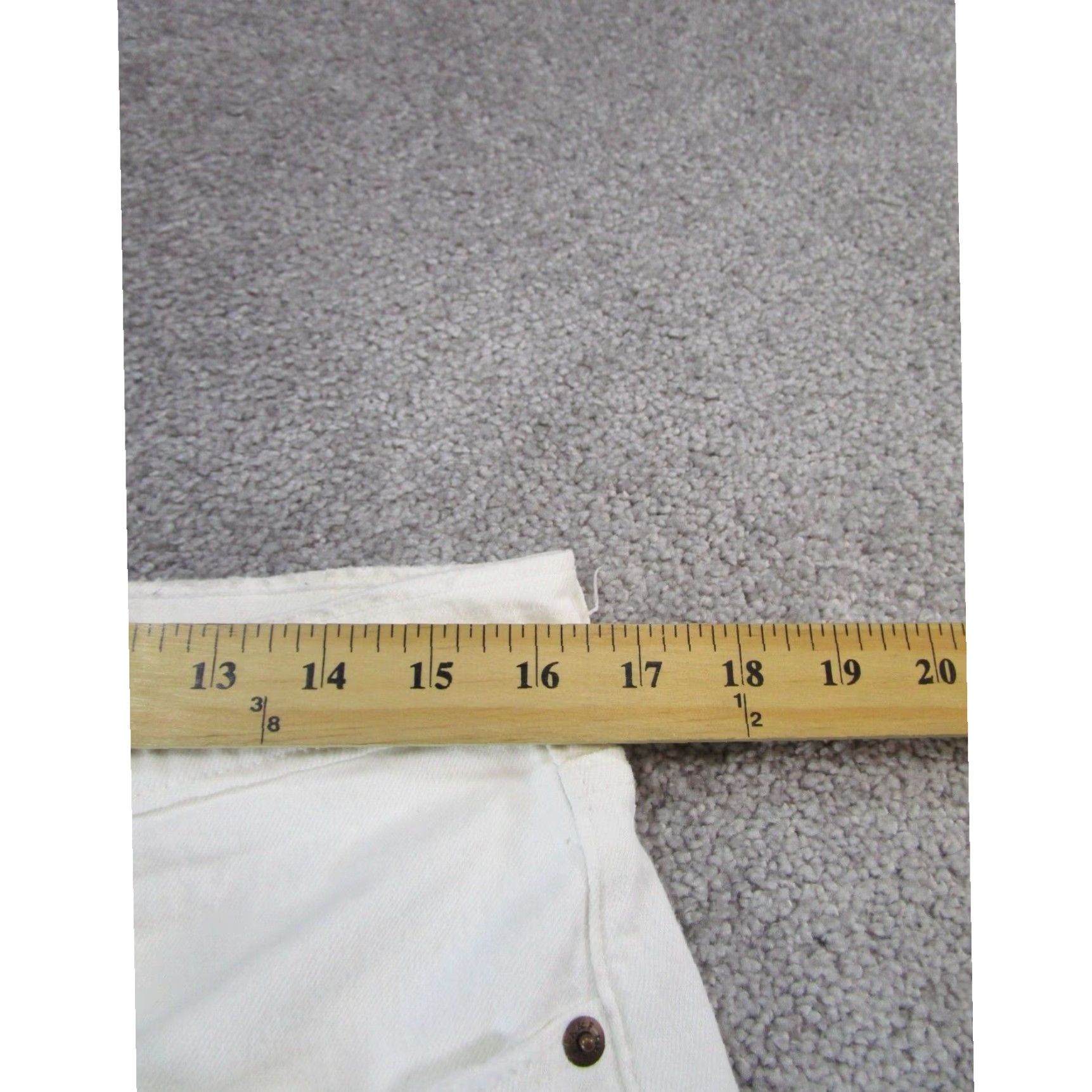 Abercrombie & Fitch Abercrombie Fitch Womens High Rise Straight Jeans White Ripped Size 24" / US 00 / IT 34 - 7 Thumbnail