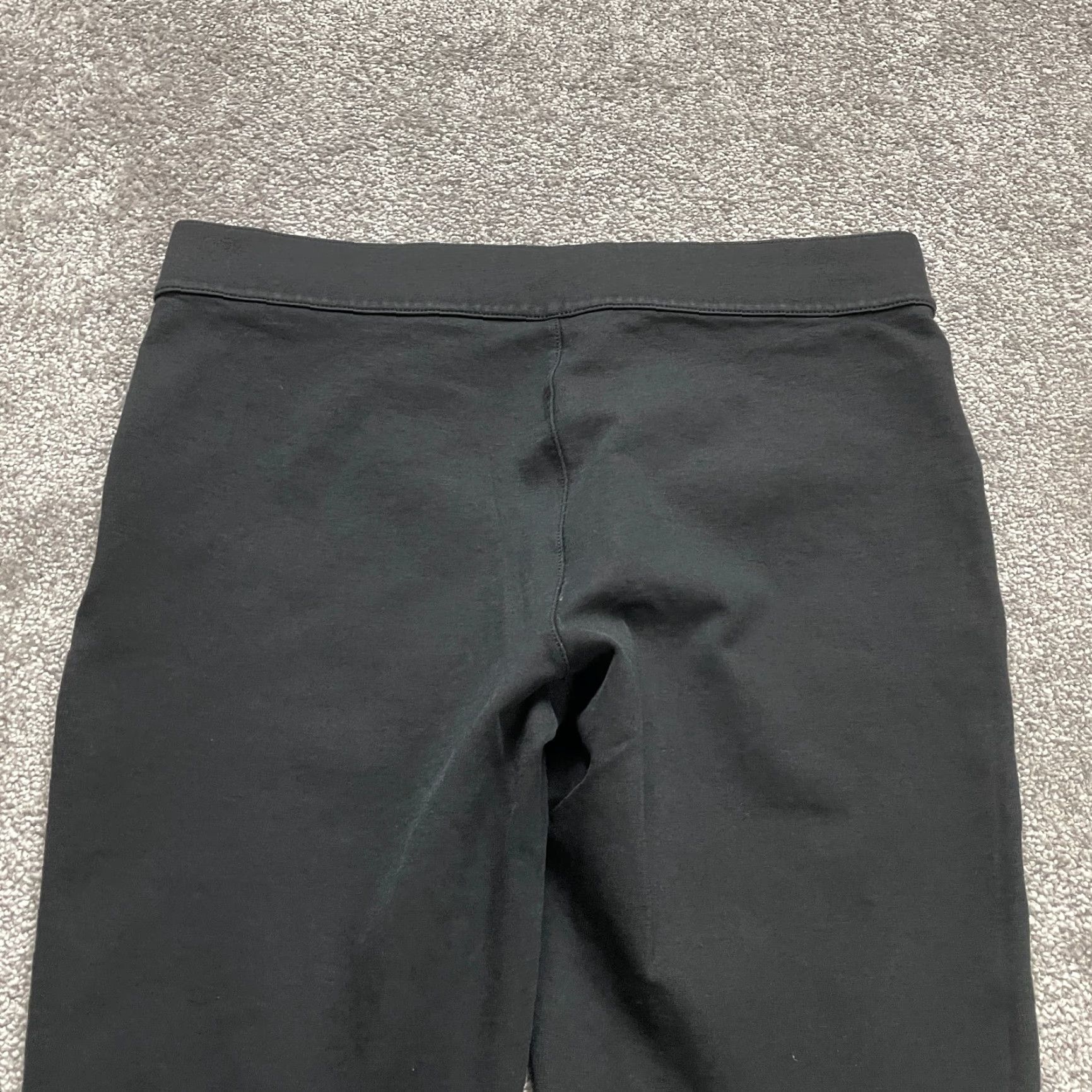 Eddie Bauer EDDIE BAUER Leggings Womens 10 Black Solid Zip Stretch Active 34x29 Size 32" / US 10 / IT 46 - 3 Thumbnail