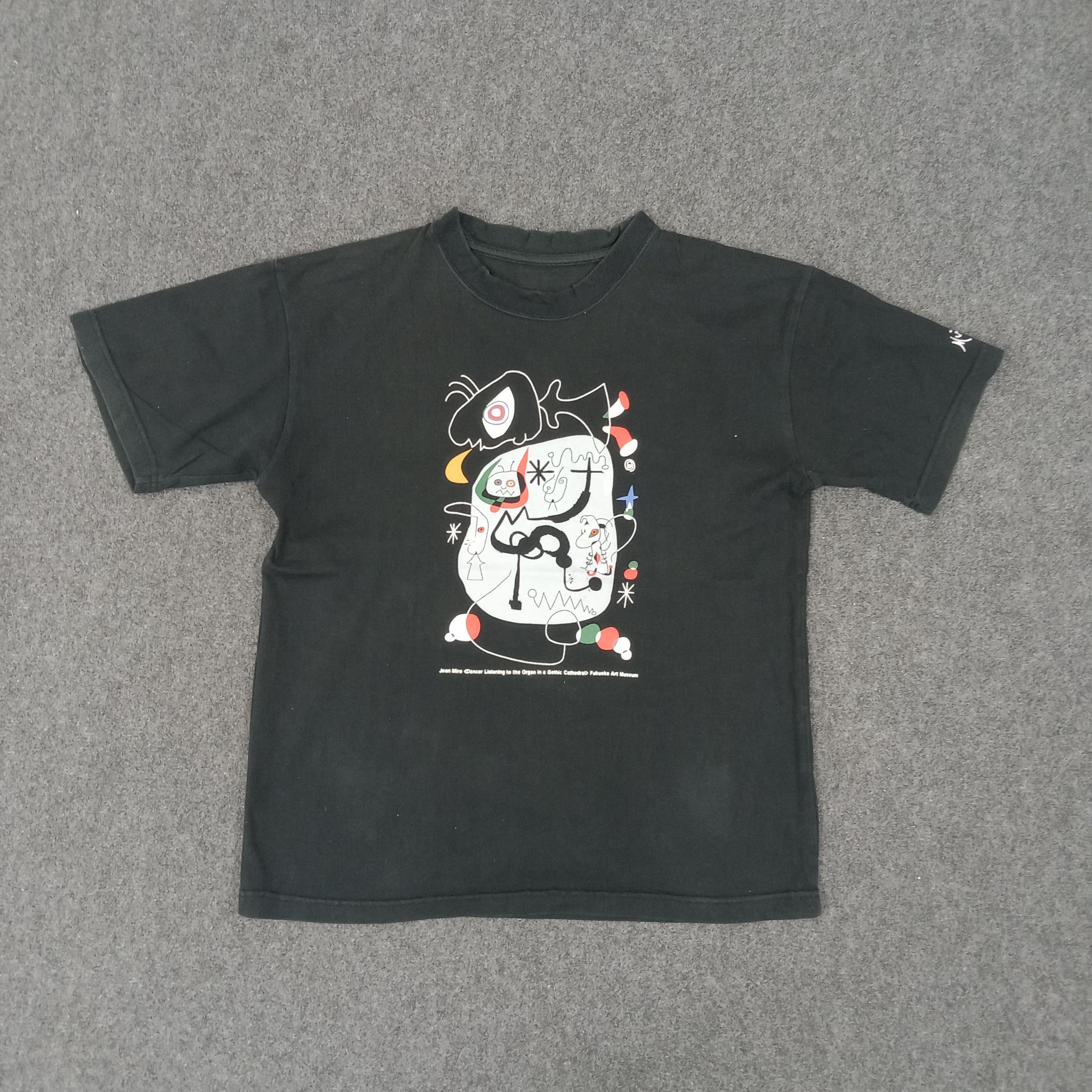 Vintage Joan Miro Designer Spanish Artist Art Tshirt Size US L / EU 52-54 / 3 - 1 Thumbnail