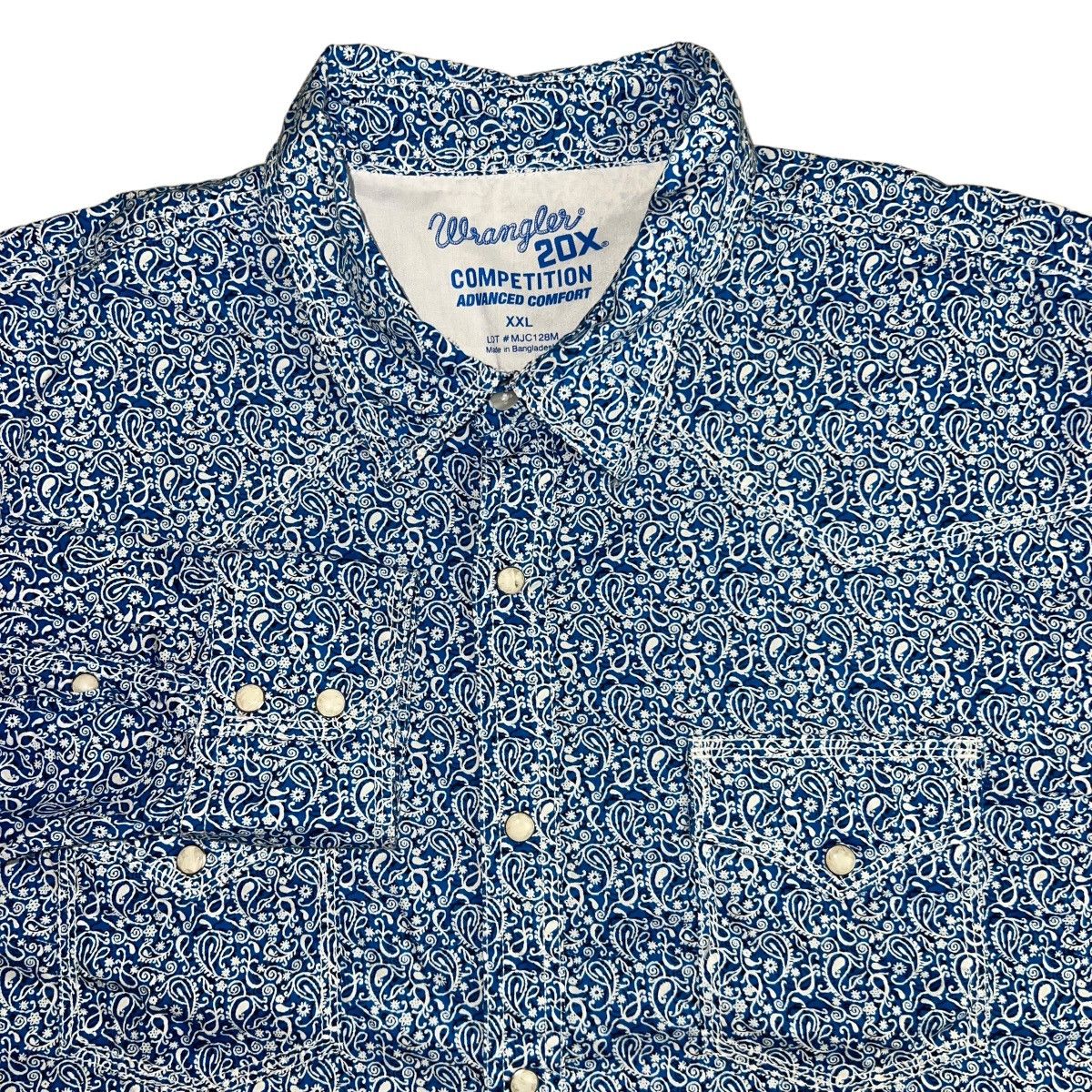 Wrangler Wrangler Paisley 20X Competition Pearl Snap Shirt XXL Size US XXL / EU 58 / 5 - 1 Thumbnail