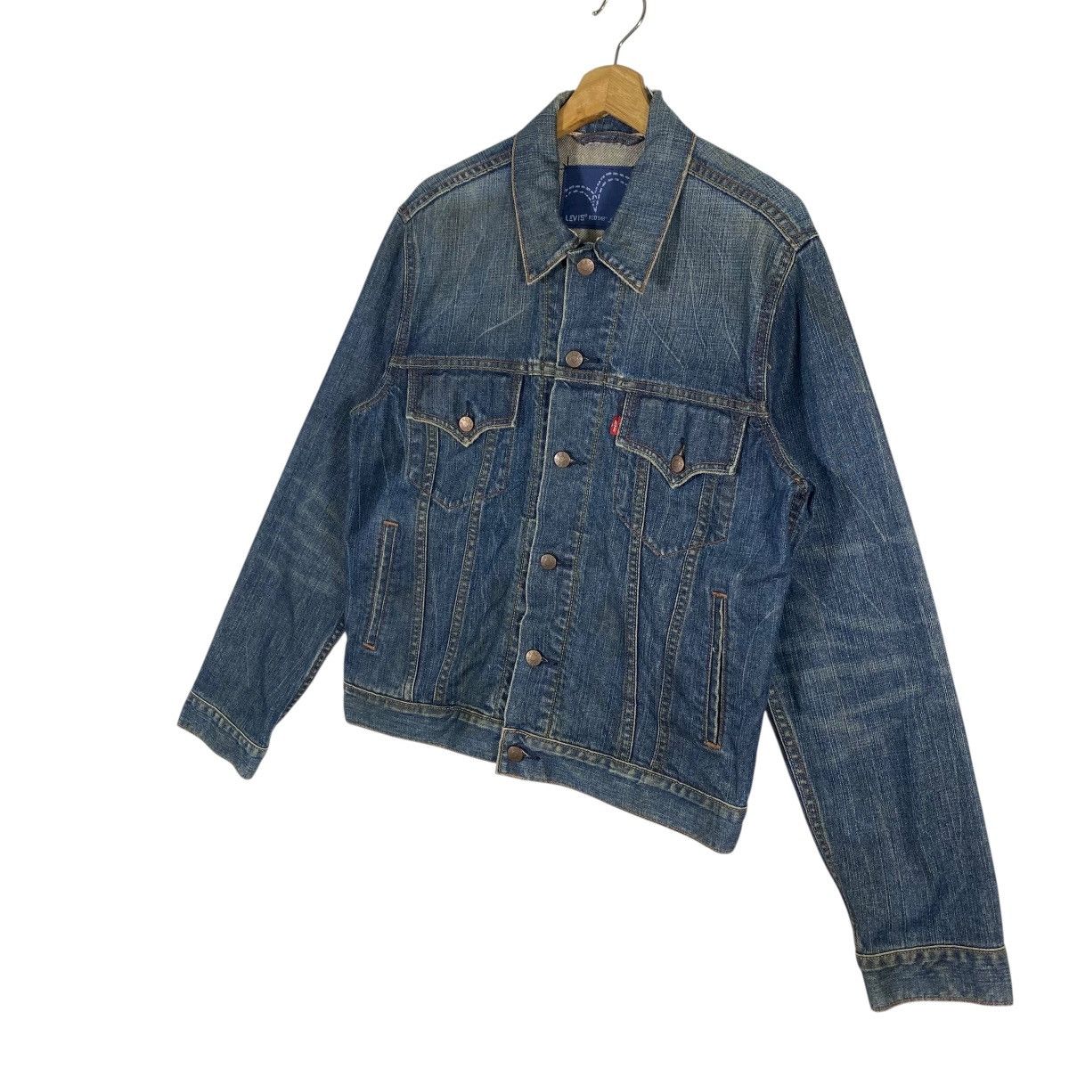 Levi's Levi's Slim Trucker Denim Jacket Medium Size Red Tab Jeans Size US M / EU 48-50 / 2 - 2 Thumbnail