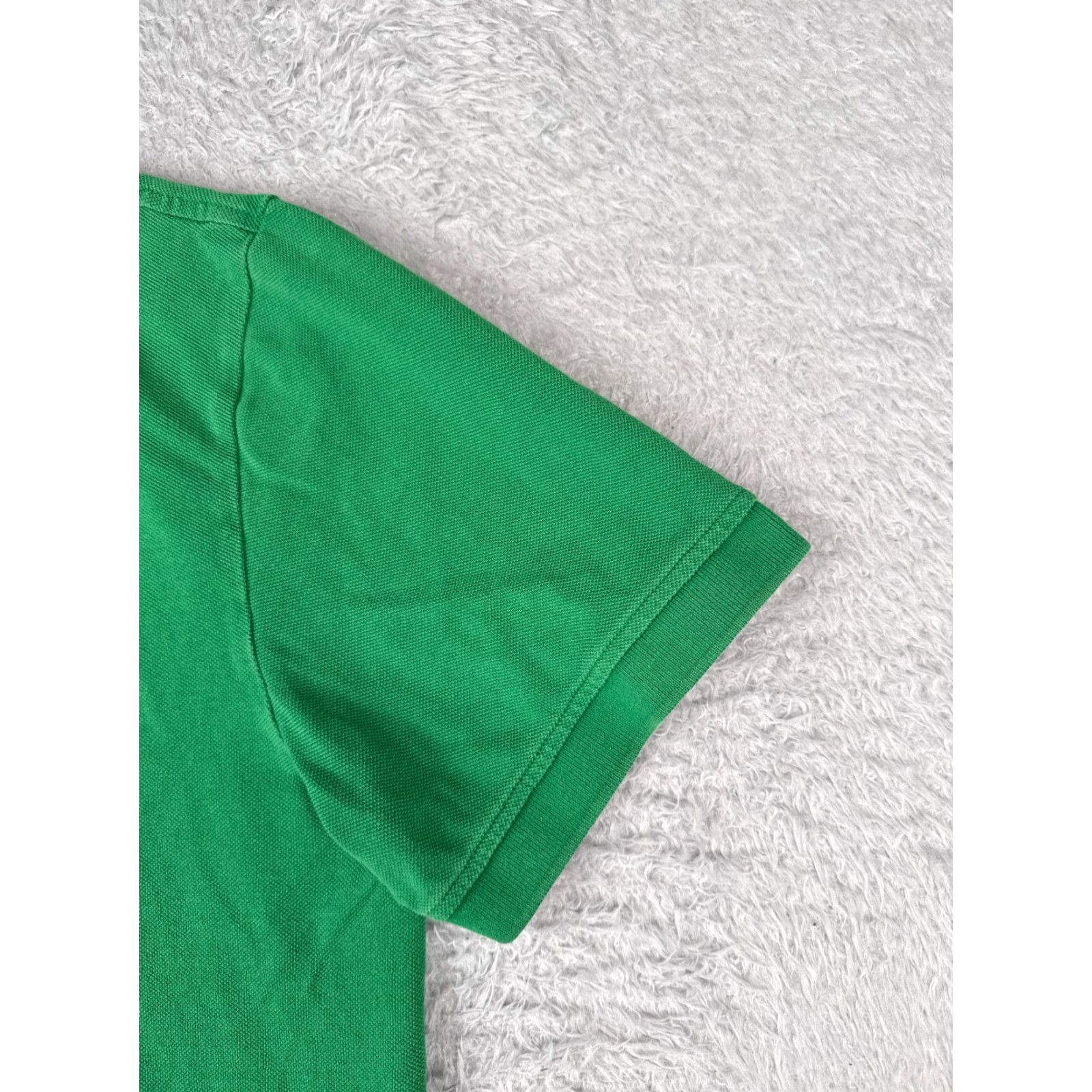 Tommy Hilfiger Tommy Hilfiger Polo Shirt Men XL Green 100% Cotton Slim Fit Button Collar Short Sleeve Size US XL / EU 56 / 4 - 2 Thumbnail
