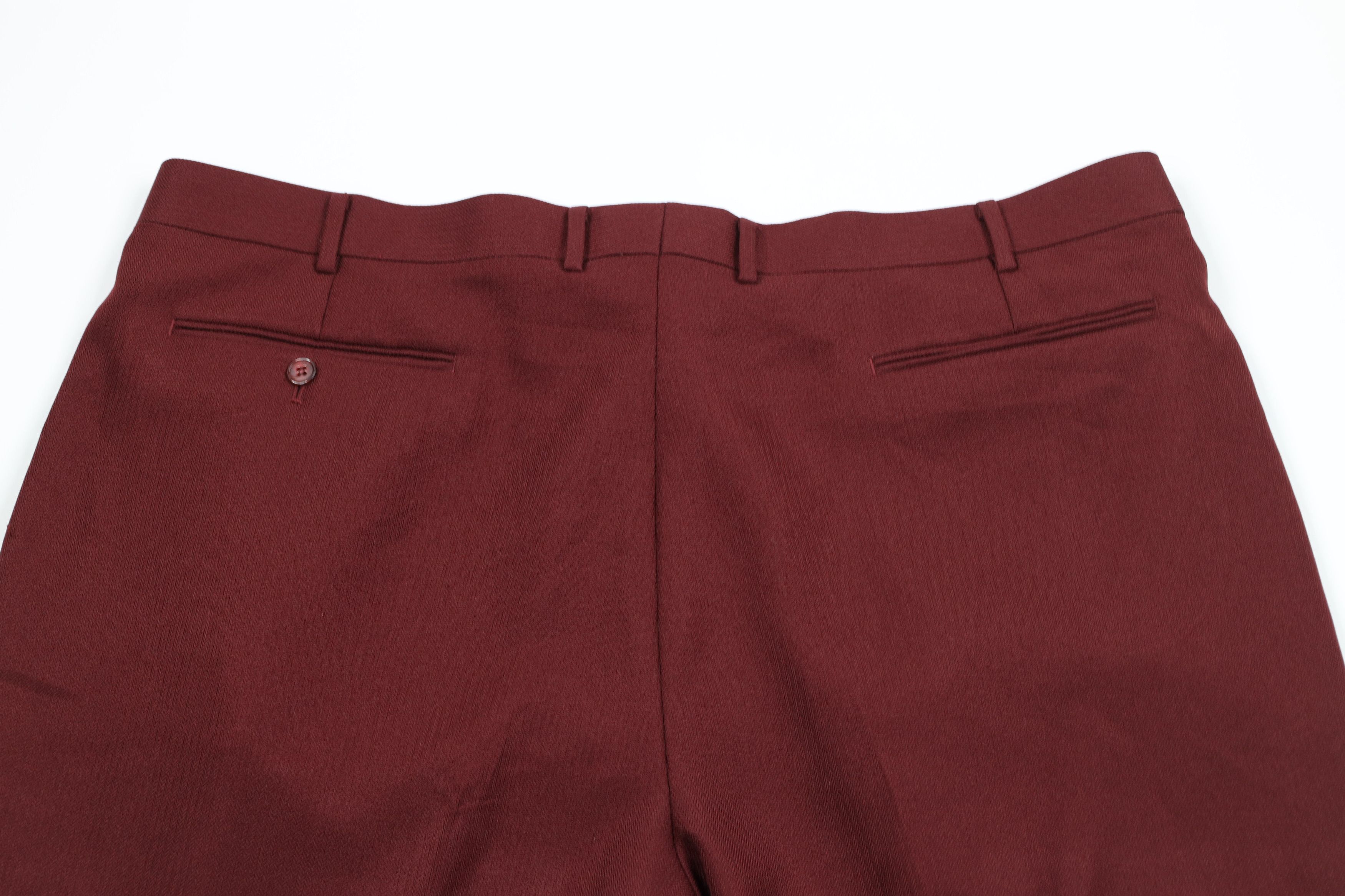 Vintage Vintage 90s Streetwear Knit Wide Leg Chino Pants Red Size US 44 / EU 60 - 9 Thumbnail