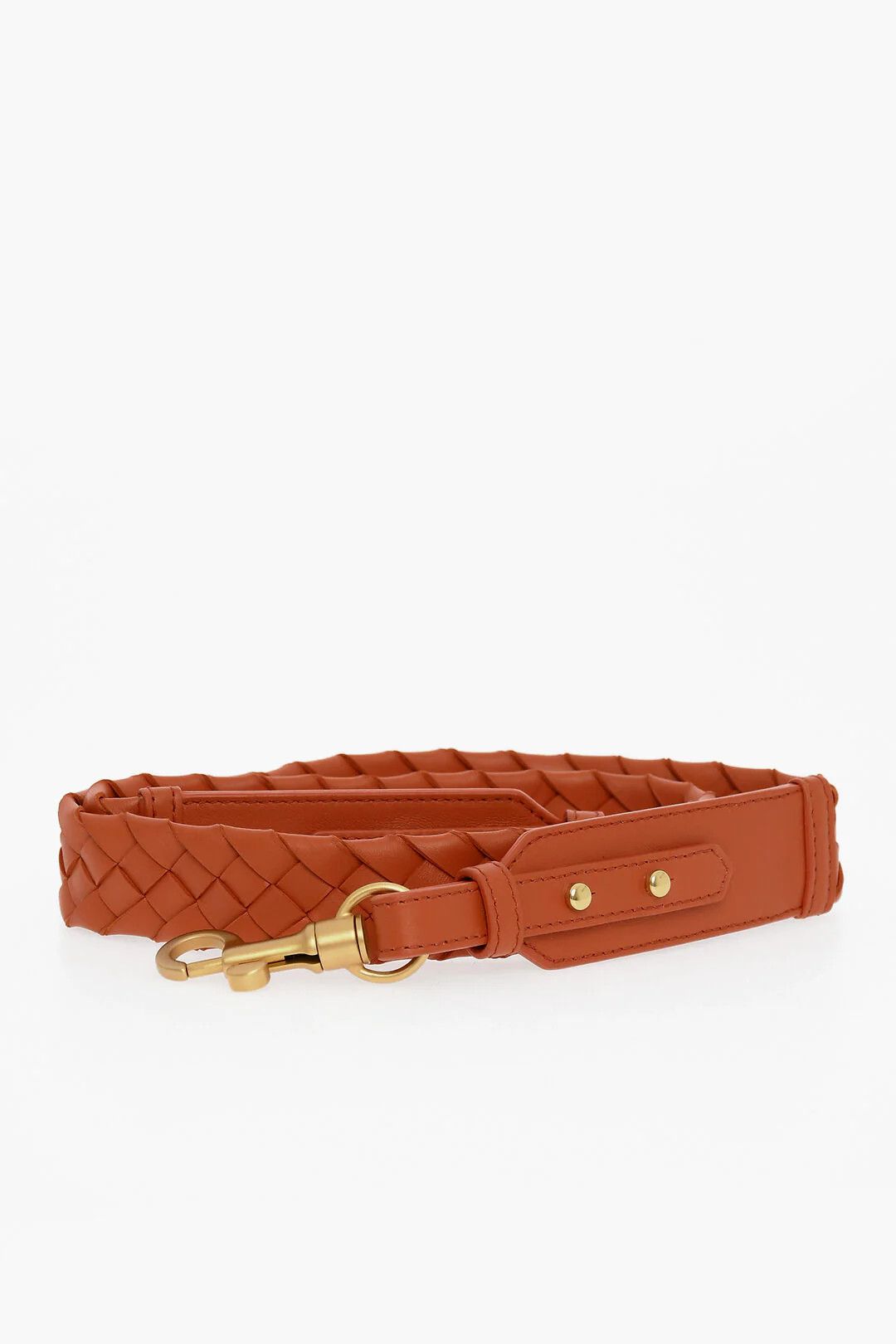 Bottega Veneta og1mm0426 Size: OS / Leather Shoulder Strap in Orange Size ONE SIZE - 1 Thumbnail