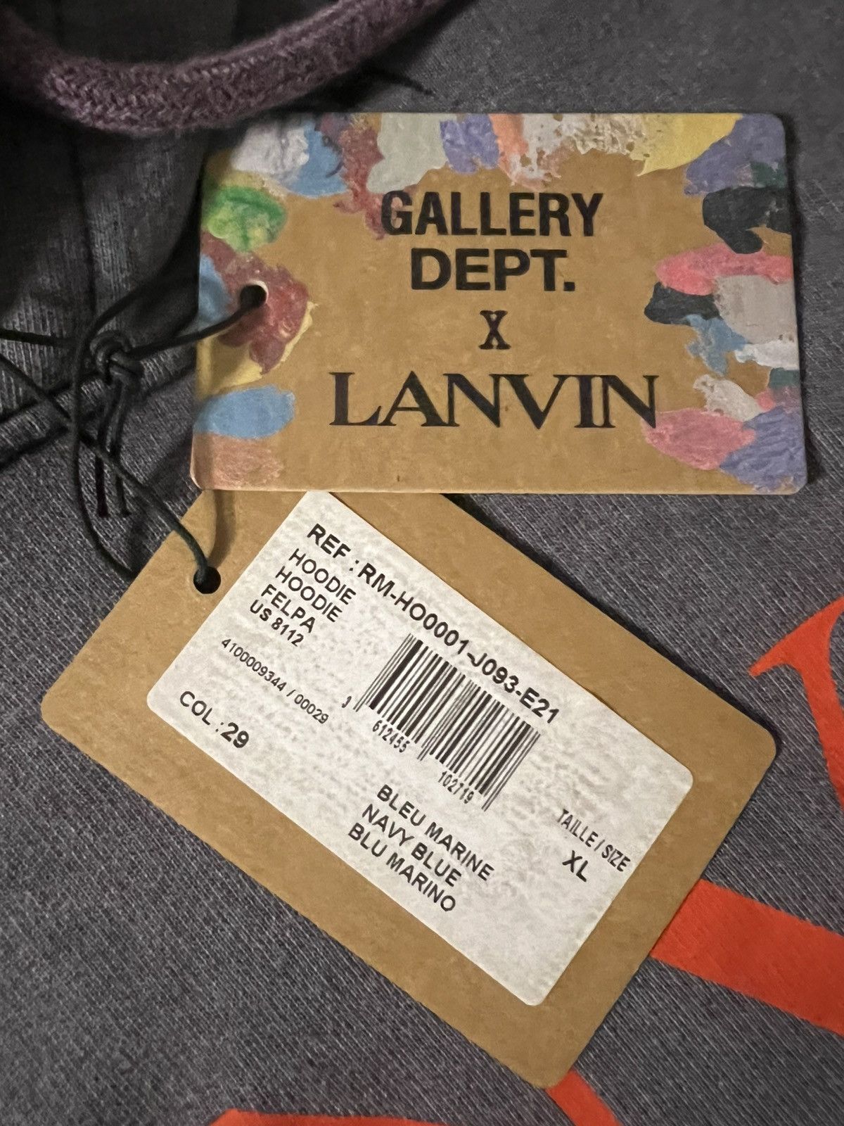 Gallery Dept. × Lanvin Lanvin X Gallery Dept Hoodie Size US XL / EU 56 / 4 - 5 Thumbnail