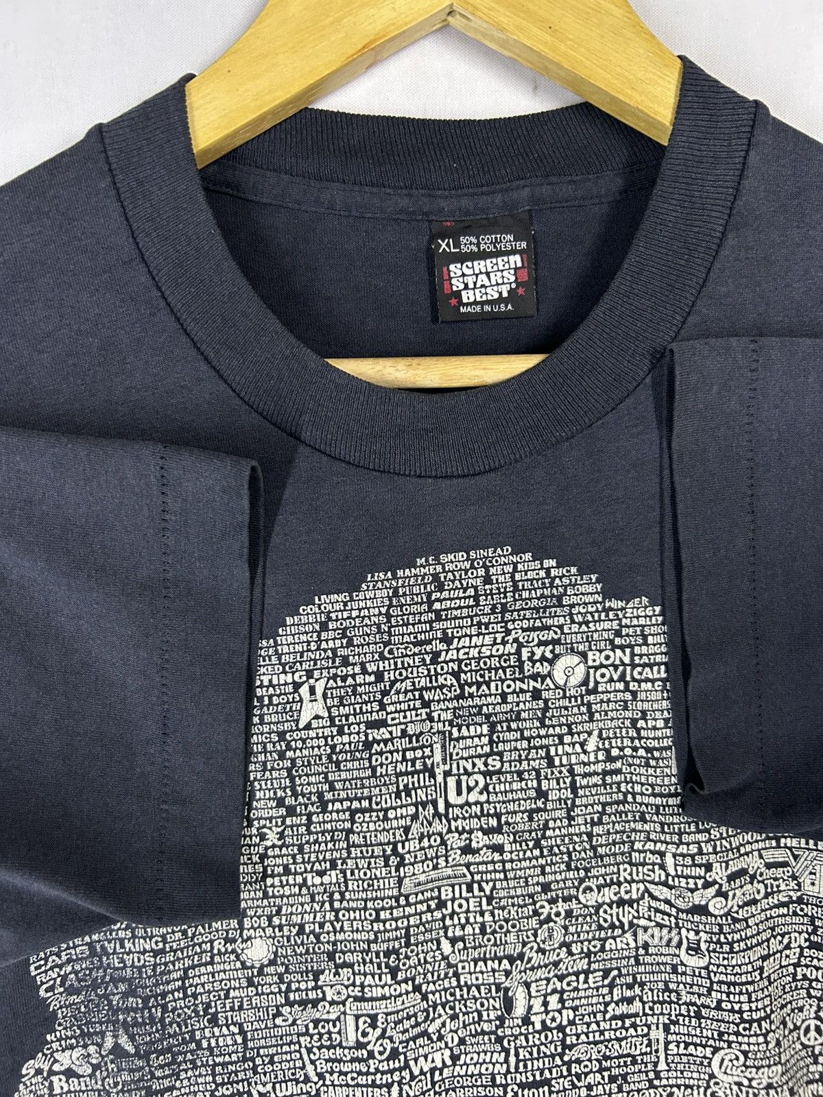 Band Tees × Vintage Vintage 1992 Family Tree of Rock n Roll Size US S / EU 44-46 / 1 - 4 Thumbnail