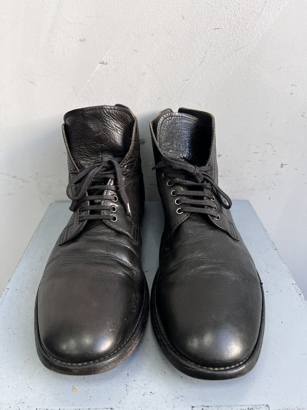 MoMA Moma combat boots leather avant garde Rick owens style Size US 9 / EU 42 - 4 Thumbnail