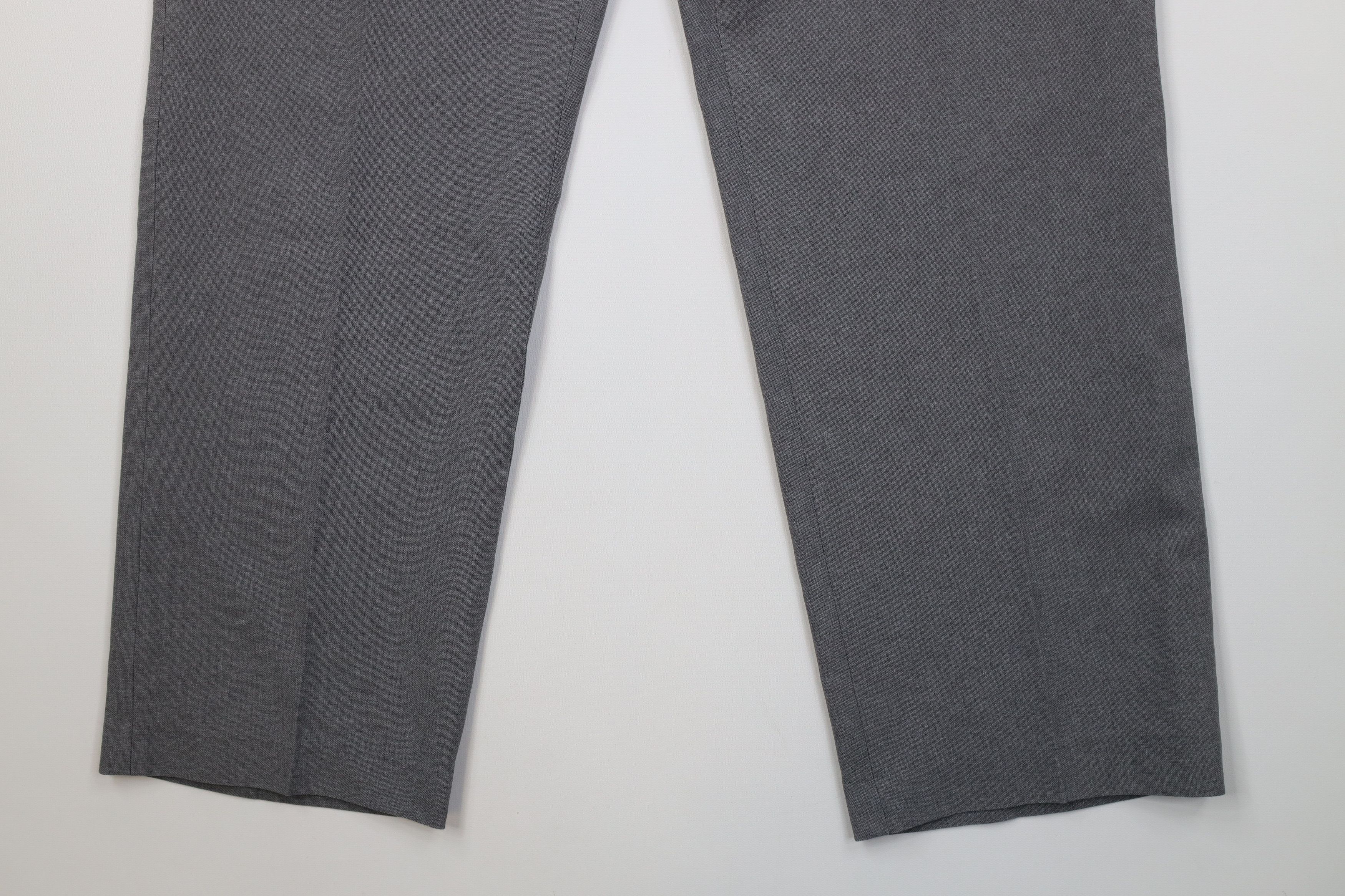 Vintage Vintage 90s Streetwear Knit Flared Wide Leg Chino Pants Gray Size US 32 / EU 48 - 4 Thumbnail