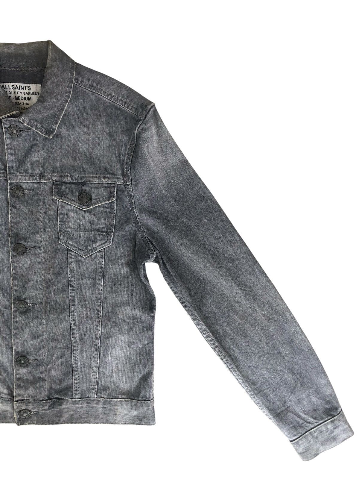 Allsaints Trucker Type 3 Allsaints Denim Jacket Distressed Size US M / EU 48-50 / 2 - 4 Thumbnail