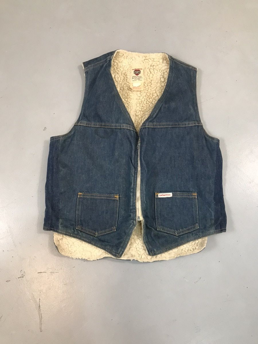 Carhartt Vintage Carhartt Sherpa line active vest Size US S / EU 44-46 / 1 - 1 Thumbnail