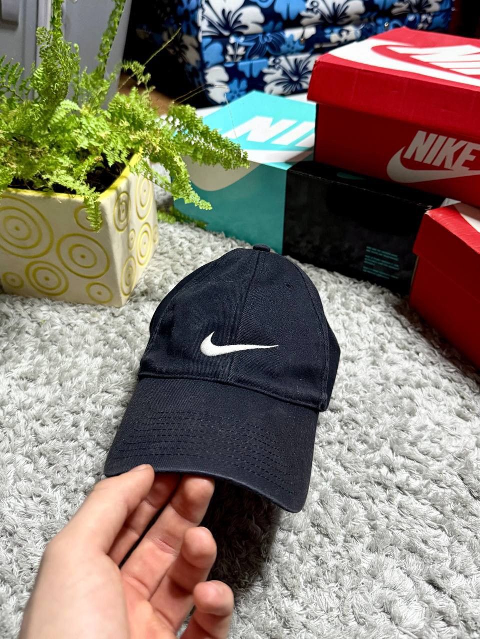 Nike 90s Nike Vintage Retro Big Swoosh Logo Washed Hat Cap Rare Size ONE SIZE - 1 Thumbnail