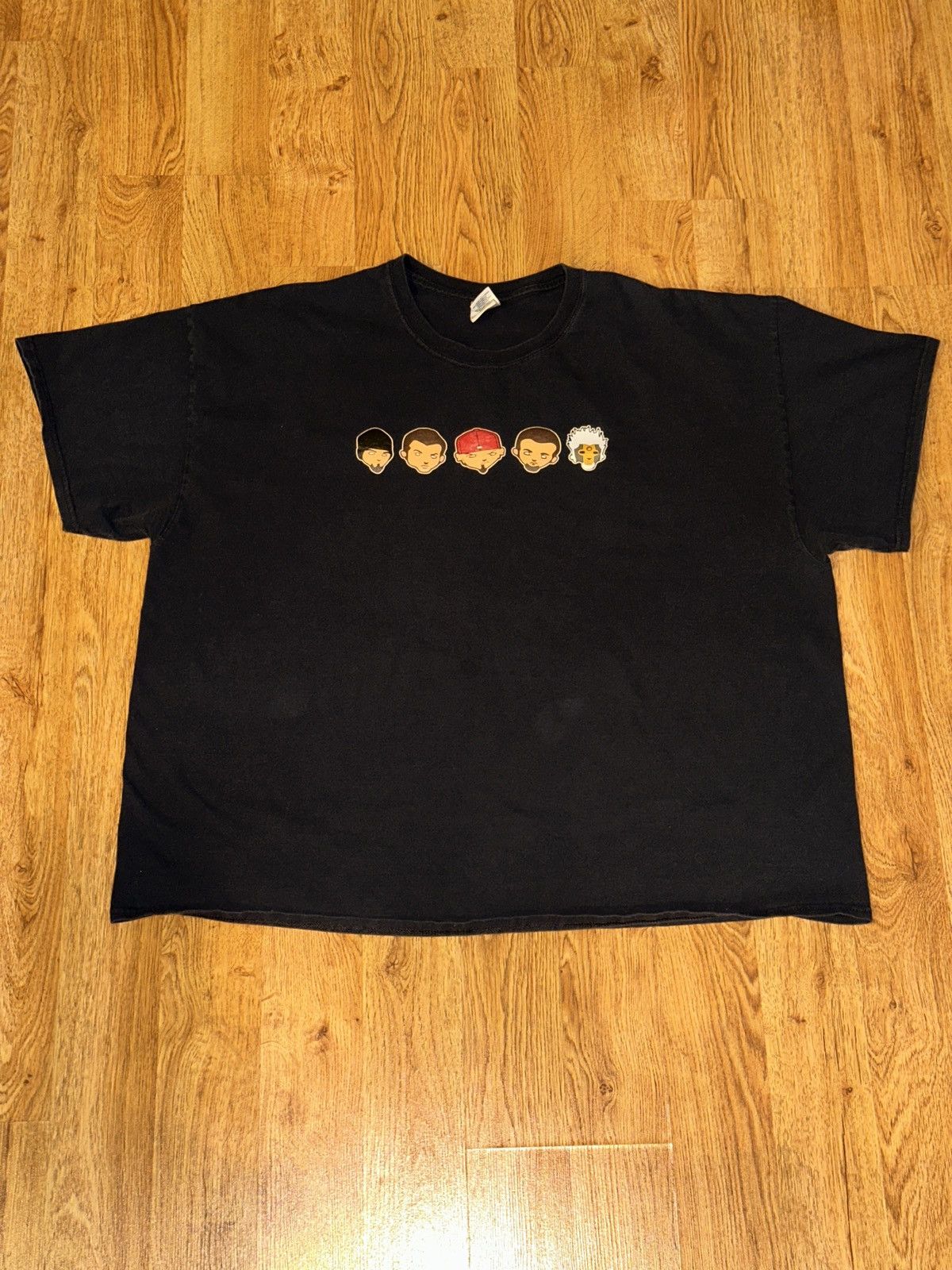 Gildan Y2K 2010s LIMP BIZKIT Forever Band Cartoon Heads Graphic Tee Size US XXL / EU 58 / 5 - 5 Thumbnail