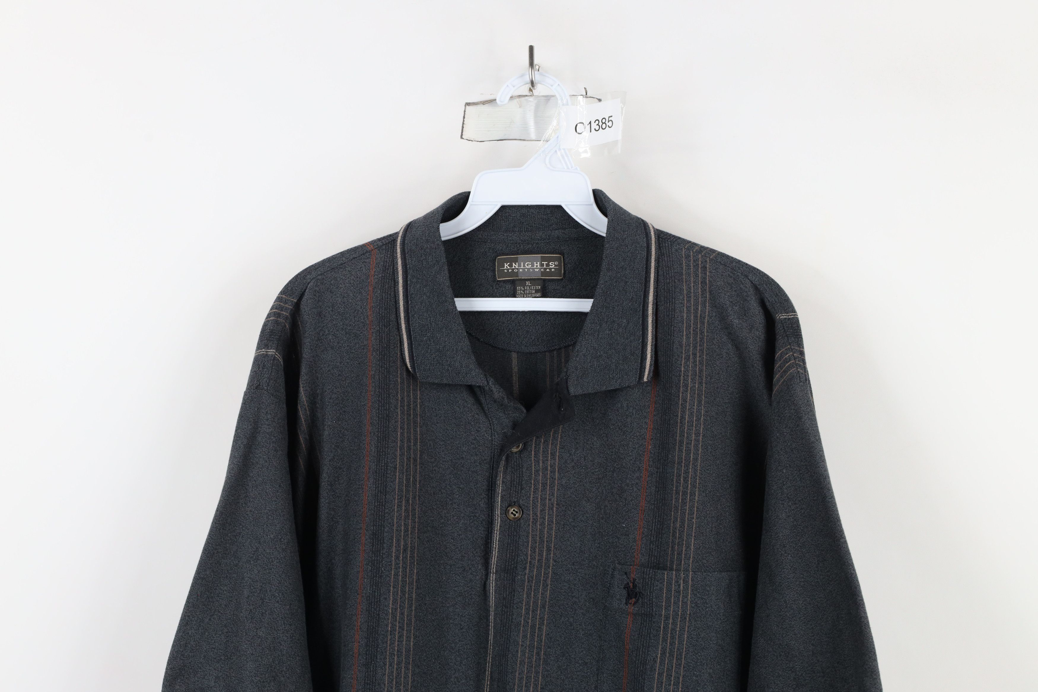 Vintage Vintage 90s Streetwear Short Sleeve Collared Polo Shirt Size US XL / EU 56 / 4 - 2 Thumbnail