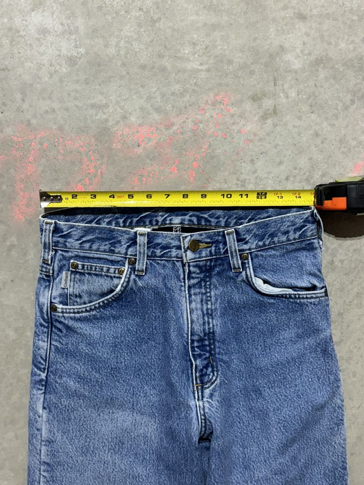 Carhartt × Vintage Carhartt Flannel Denim Jeans 30x31 Size US 30 / EU 46 - 4 Thumbnail