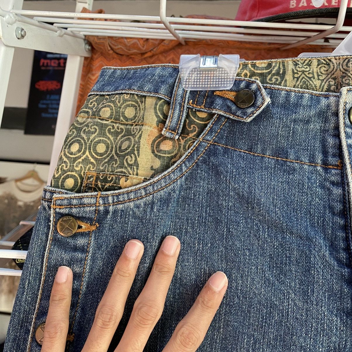 Final Home Final Home Side Button Patchwork Jeans — Rare Japanese Denim Size US 30 / EU 46 - 8 Thumbnail