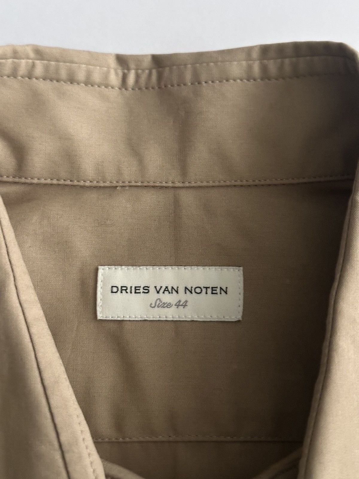 Dries Van Noten Dries Van Noten Padded Shoulders Sleeveless Shirt Size US S / EU 44-46 / 1 - 6 Thumbnail