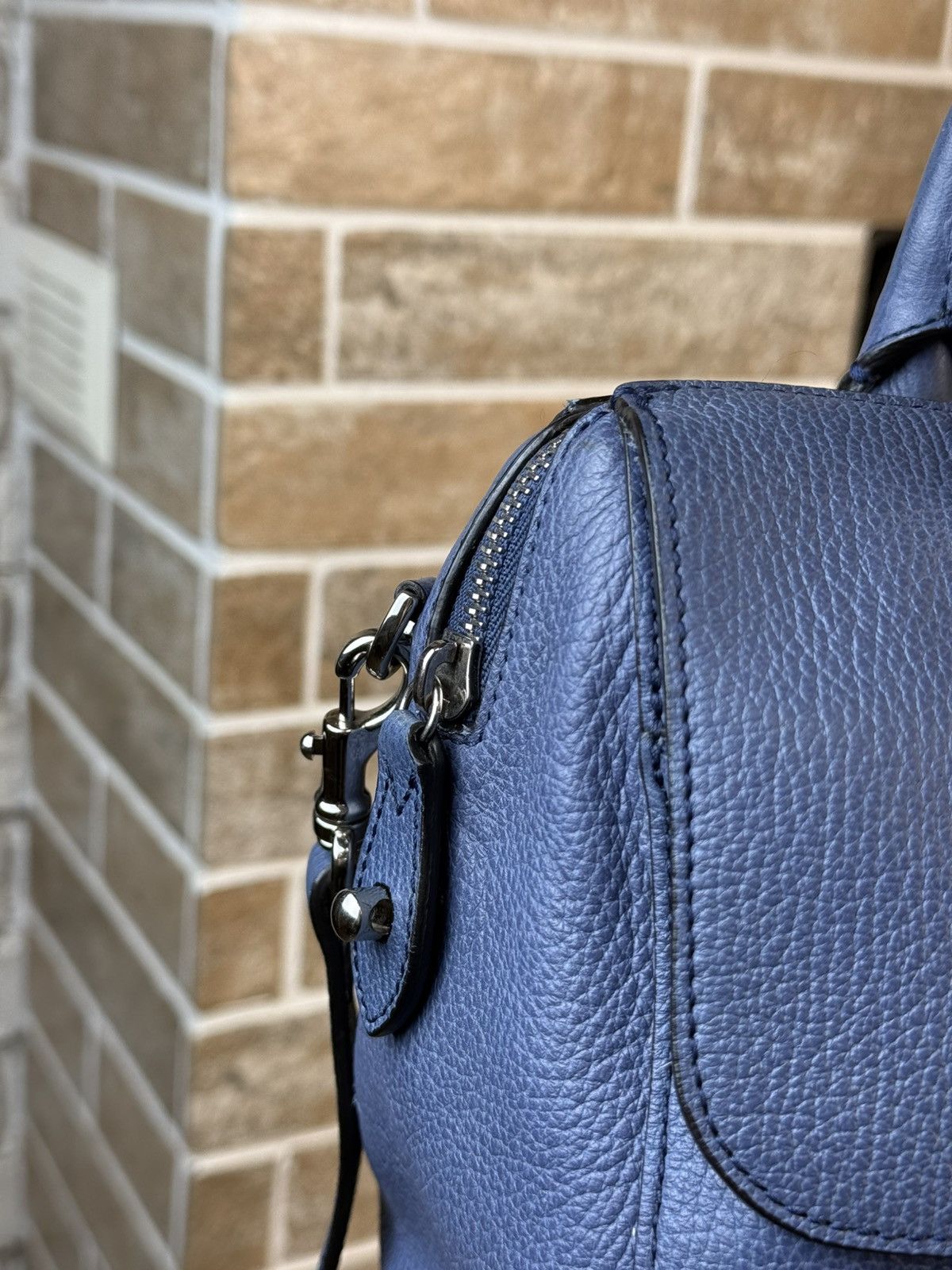 Mulberry Mulberry Leather Blue Del Rey Top Handle Bag Size ONE SIZE - 10 Thumbnail