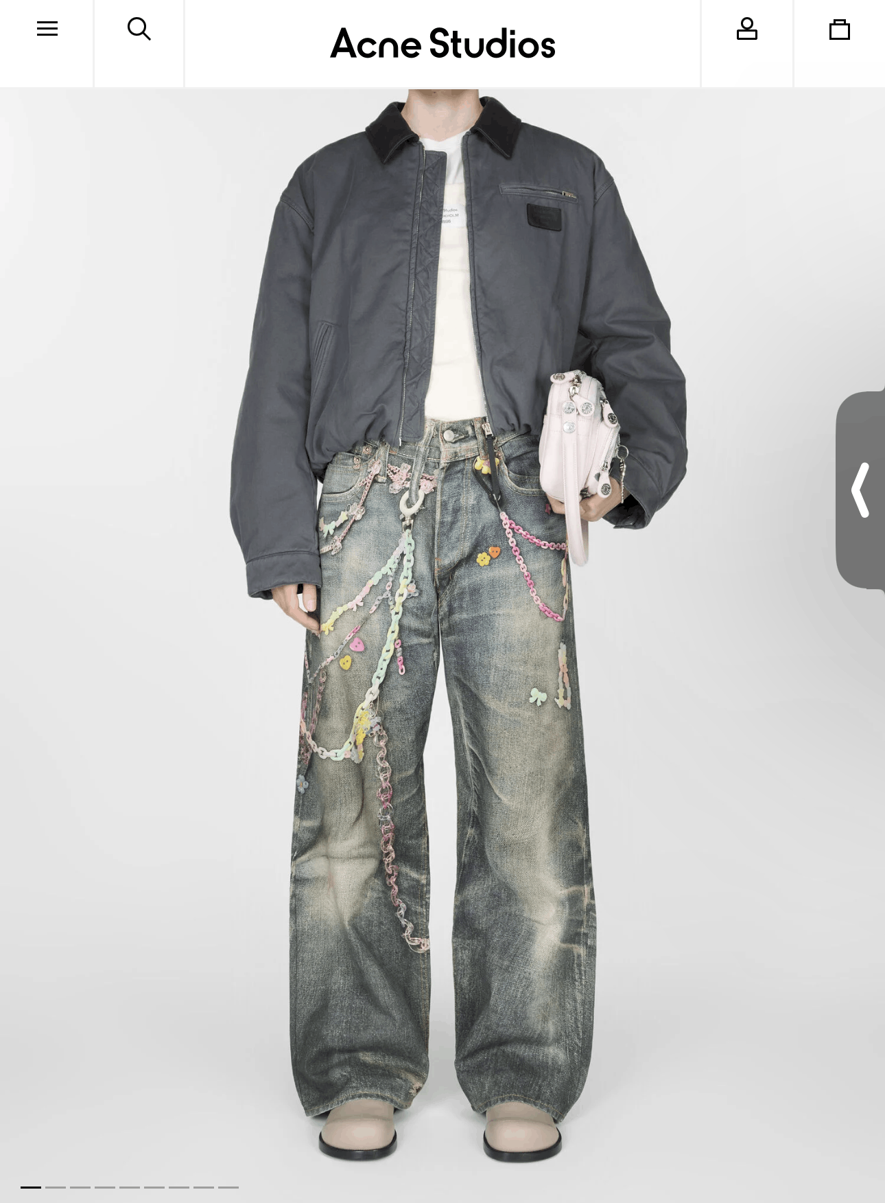 Acne Studios Acne Studios Blue Baggy Fit 1981F Jeans Size 32" / US 10 / IT 46 - 1 Thumbnail