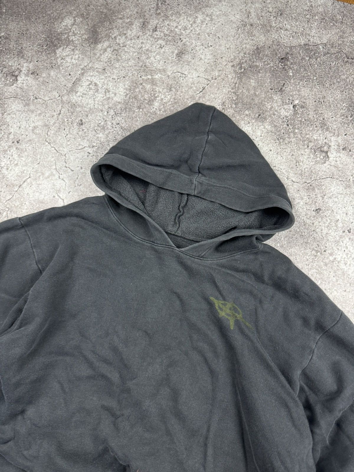 Vintage Vintage Y2K Faded Black Anarchy boxy hoodie Avant garde Size US M / EU 48-50 / 2 - 3 Thumbnail