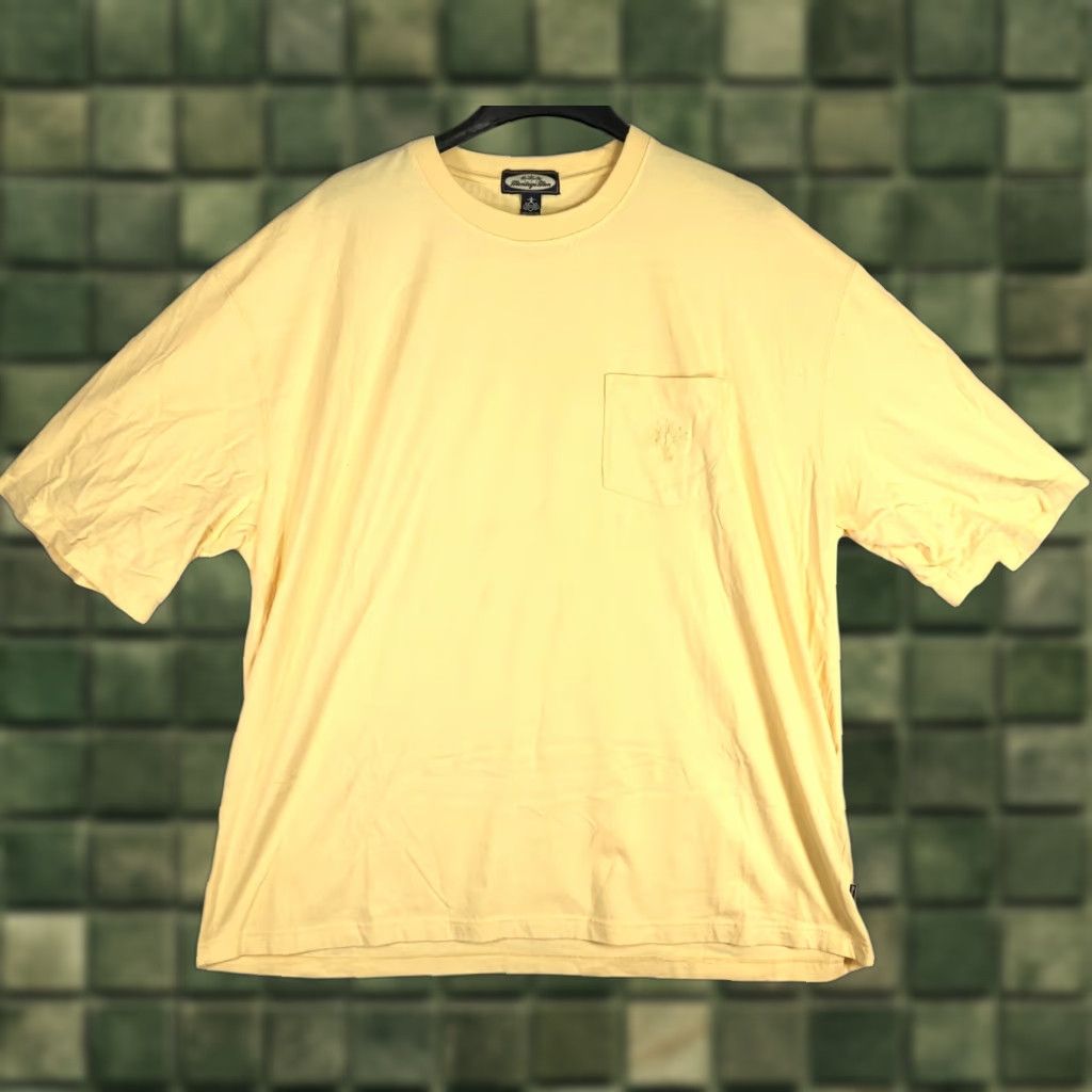 Vintage Montego Mon Mens XXL Yellow Pocket T Shirt 100% Cotton Embroidered BT23 Size Size US XXL / EU 58 / 5 - 1 Thumbnail