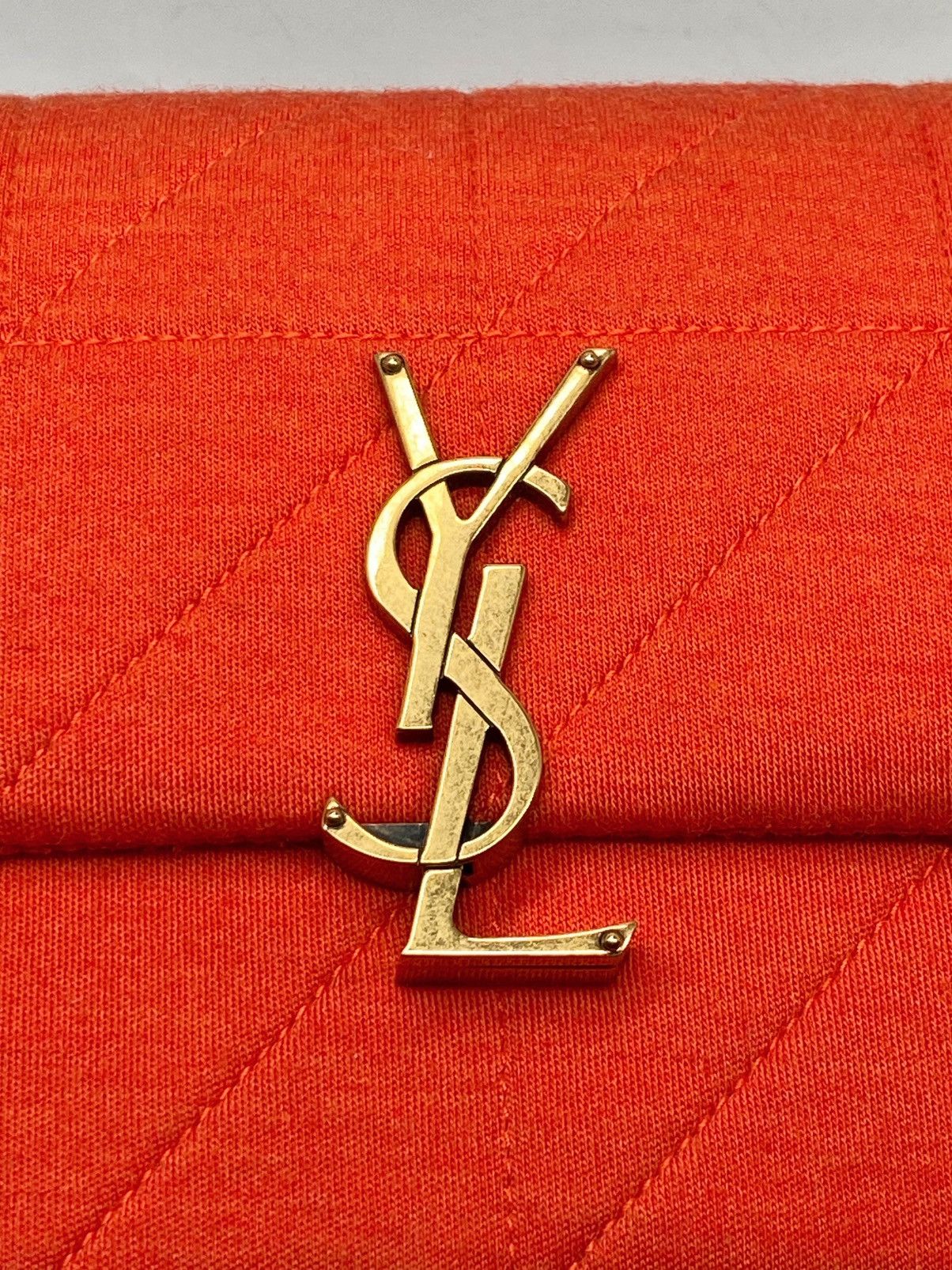 Yves Saint Laurent Saint Laurent Quilted Jersey Jamie Medium Shoulder Bag Size ONE SIZE - 7 Thumbnail