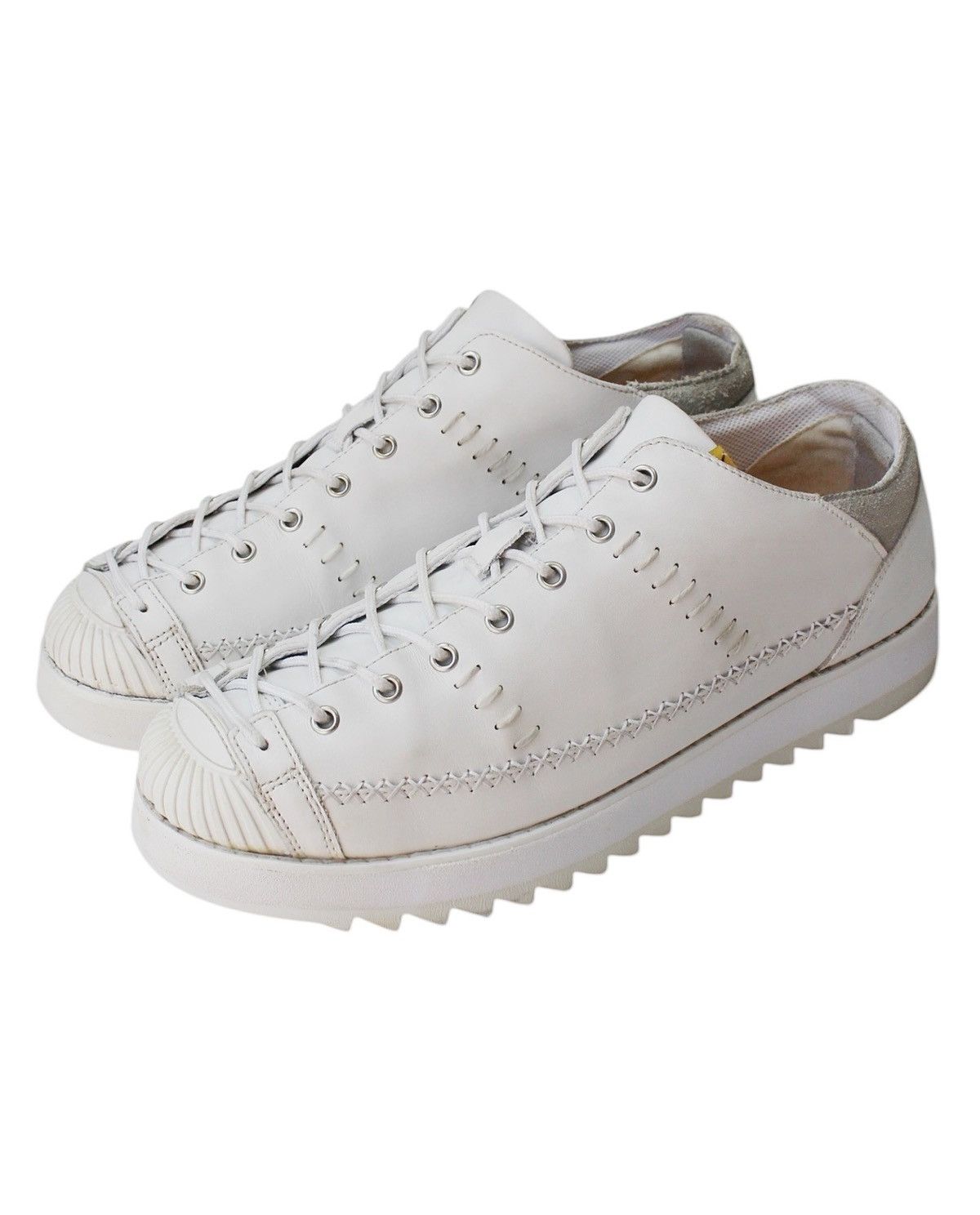 Japanese Brand SS2015 CHISWICK HANDCRAFTED LEATHER SNEAKERS Size US 10 / EU 43 - 2 Thumbnail