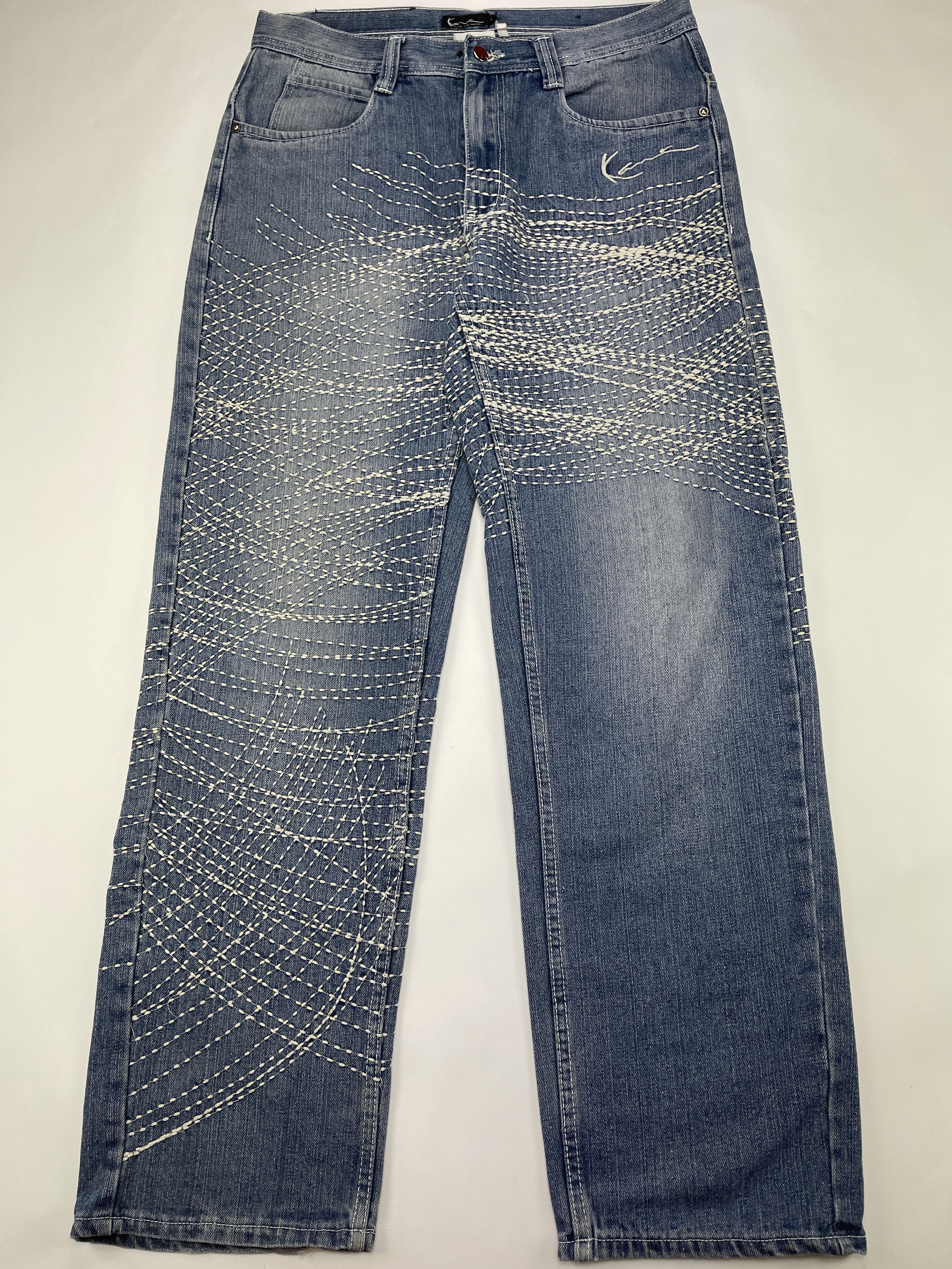 Karl Kani KARL KANI jeans, baggy, vintage Kani jeans, 90s hip hop W 34 Size US 34 / EU 50 - 2 Thumbnail