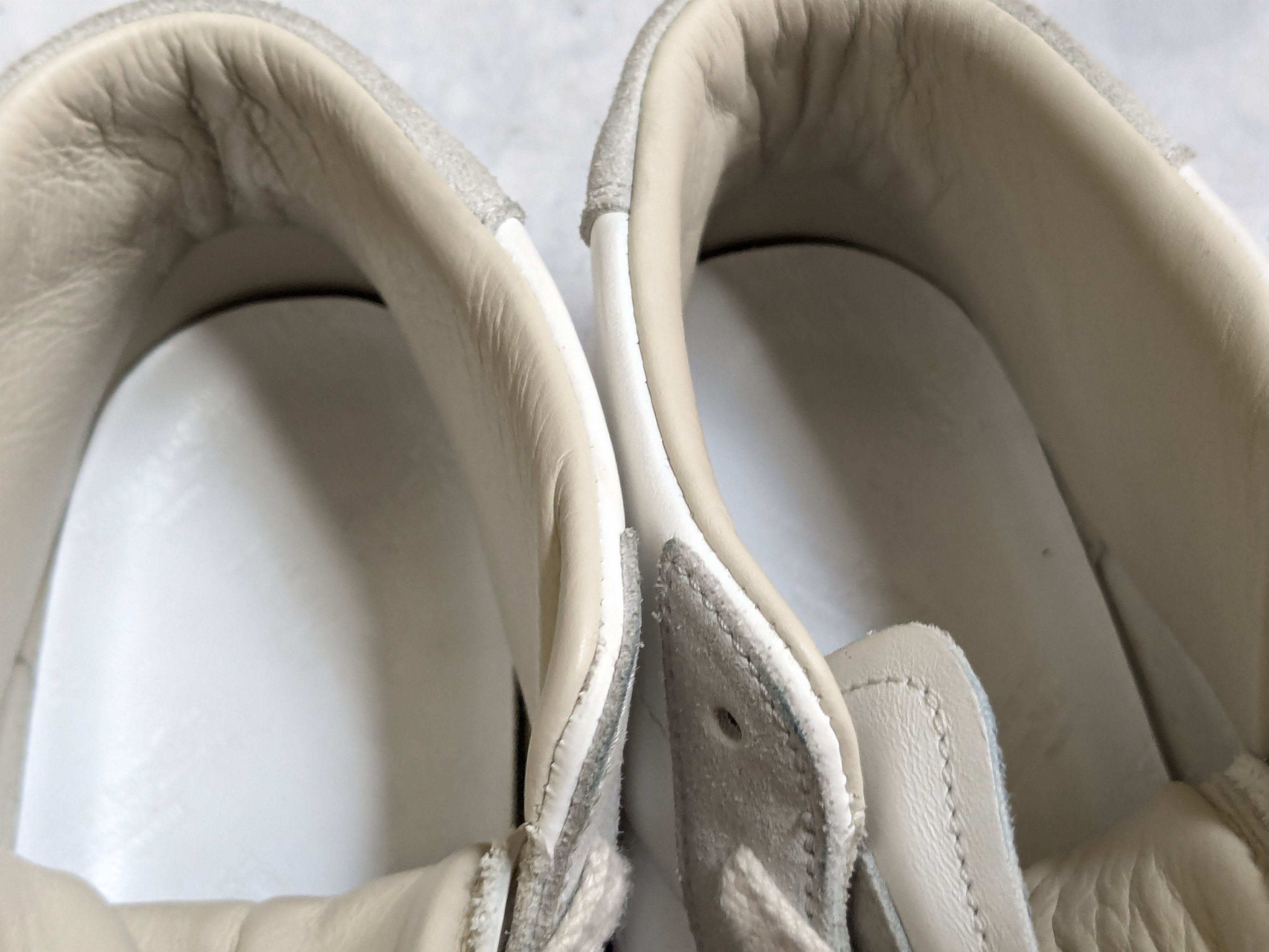 Maison Margiela Maison Margiela GAT Replica White Gray 9 42 High Tops Size US 9 / EU 42 - 10 Thumbnail